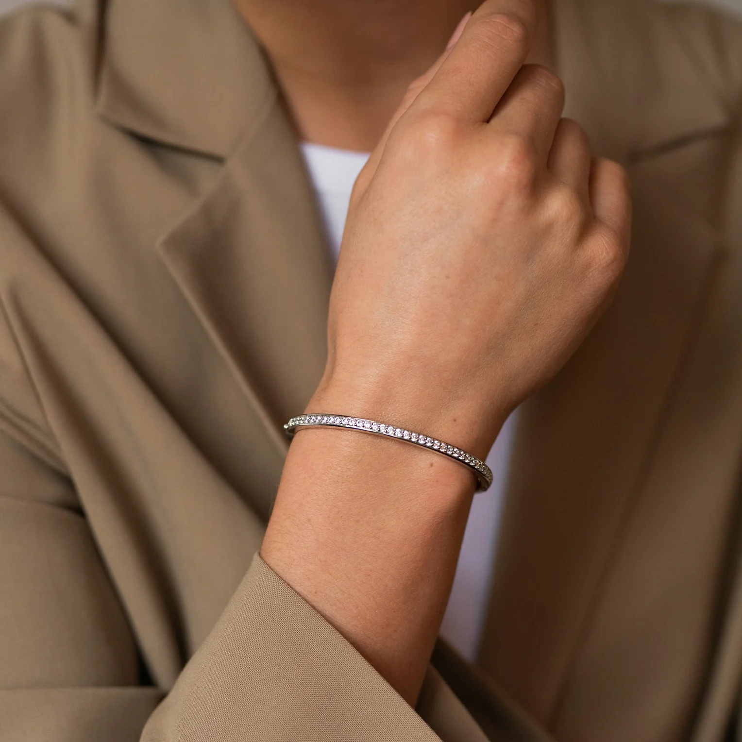 Tennis Zirkonia Bangle - Image 4
