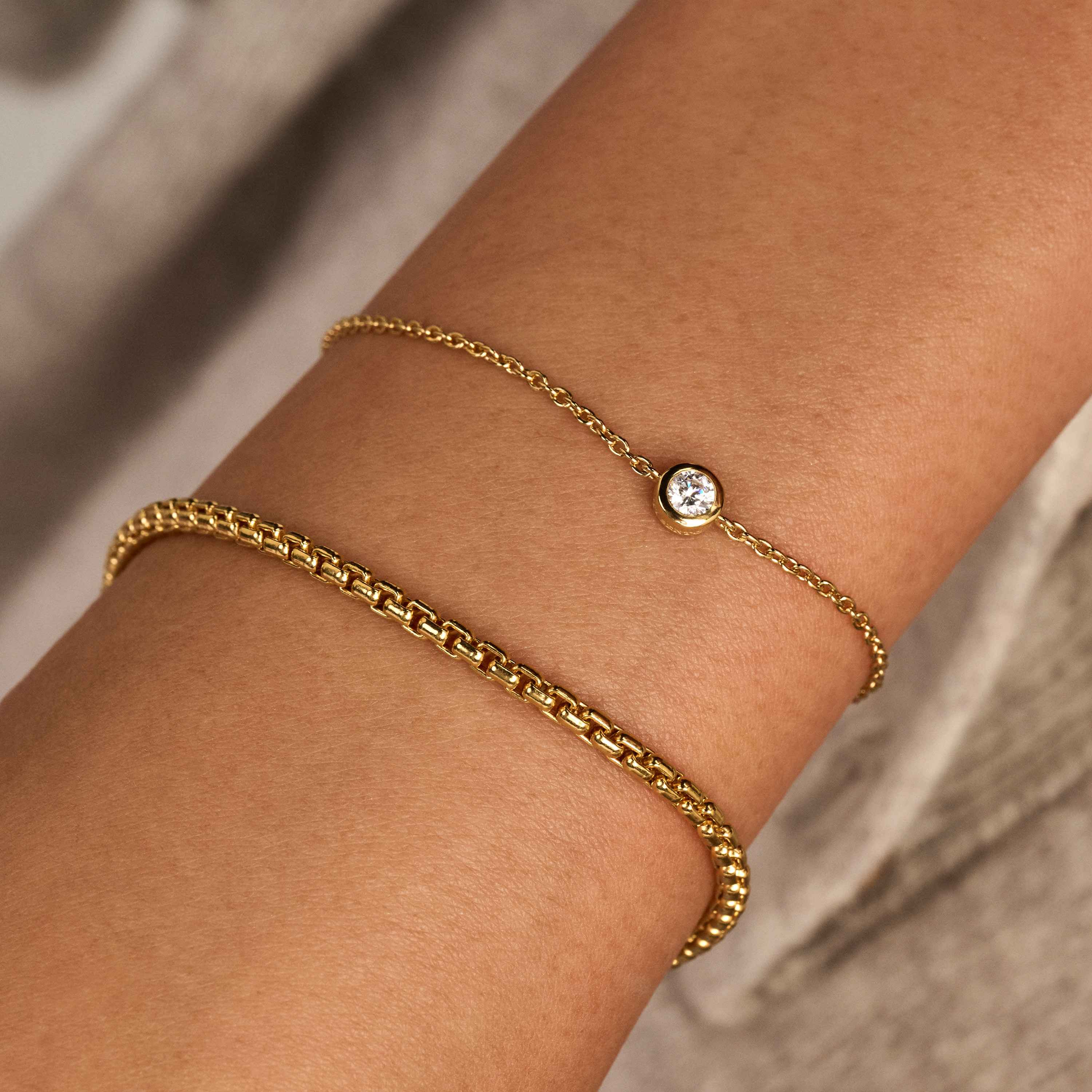 Classic Box Chain Armband - Image 9