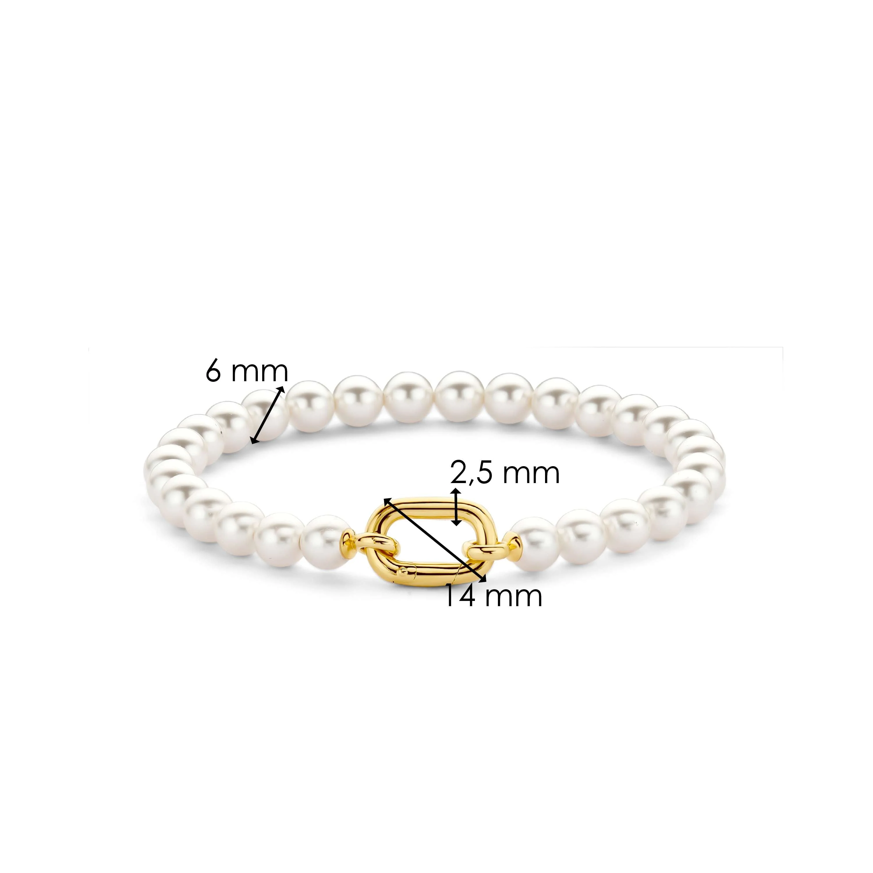 Parel Armband met schakel - Image 4