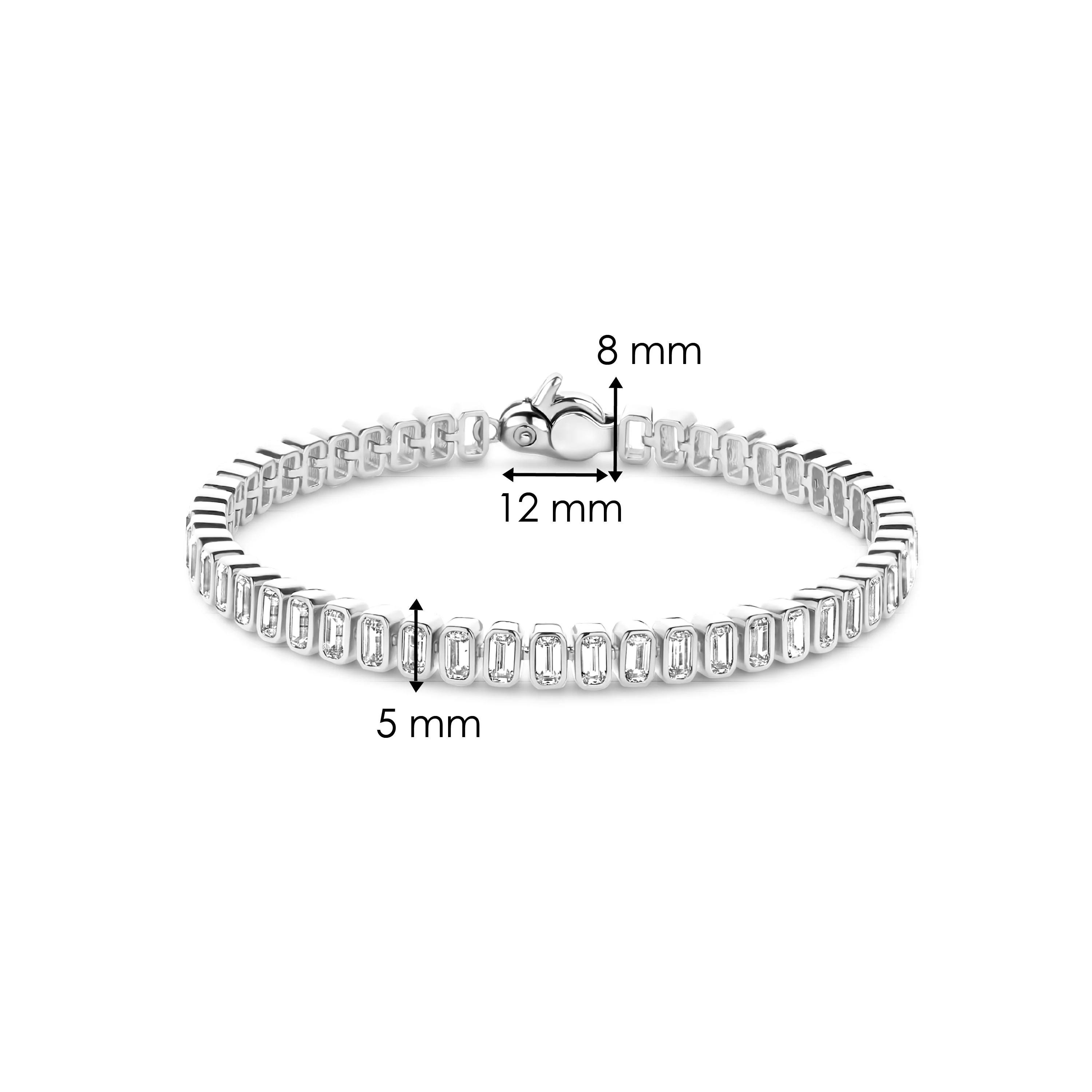 Baguette Tennis Armband - Image 6