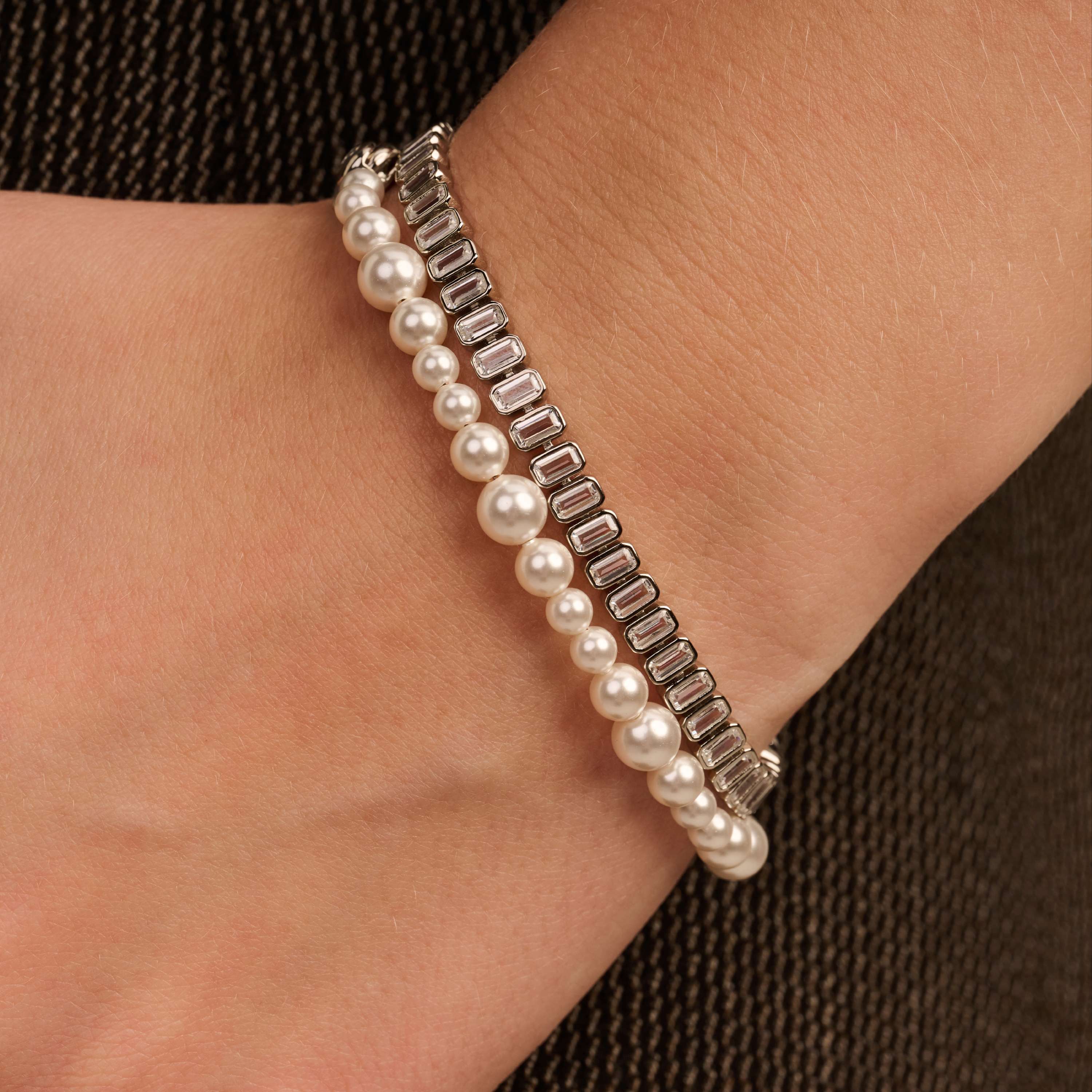 Baguette Tennis Armband - Image 7