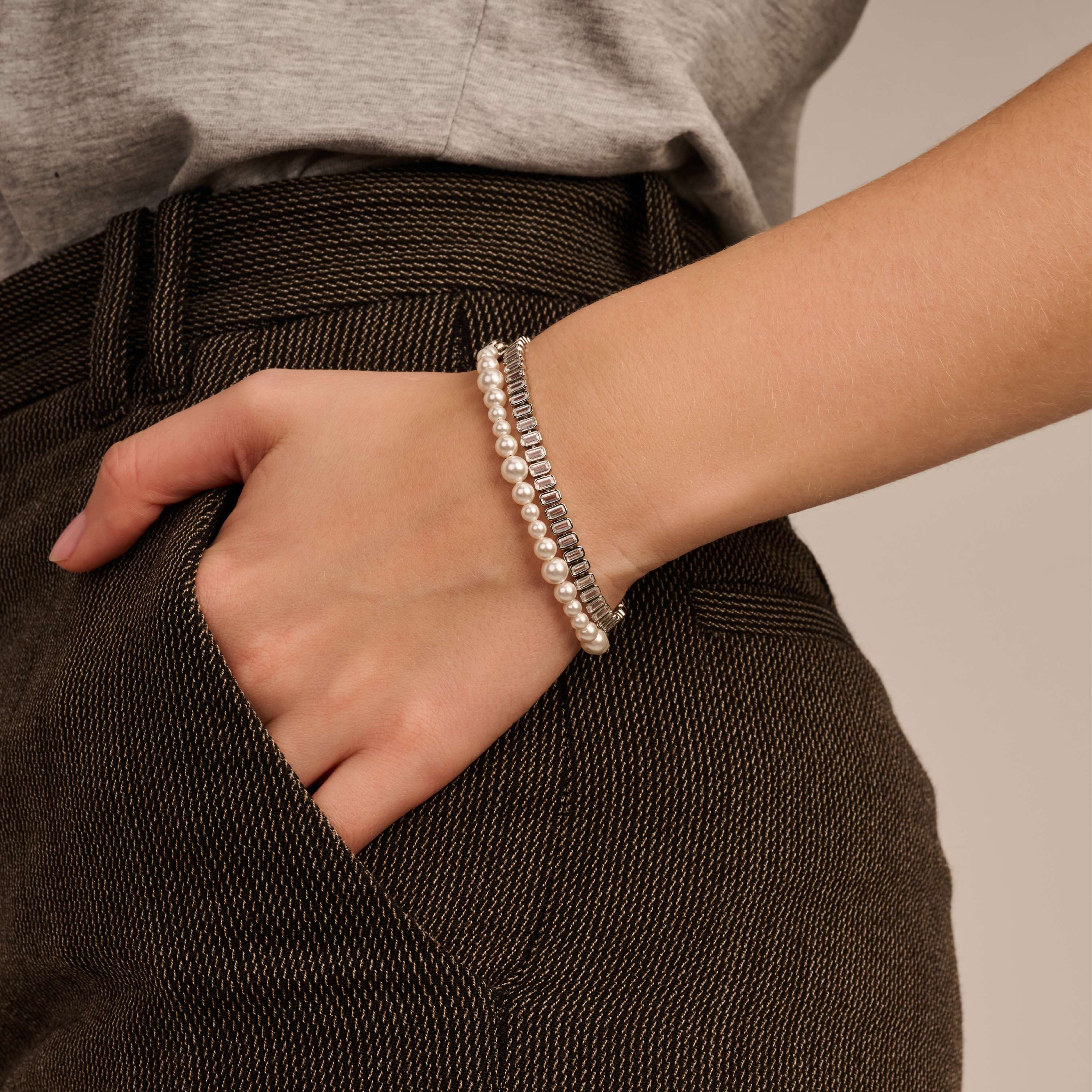Baguette Tennis Armband - Image 8