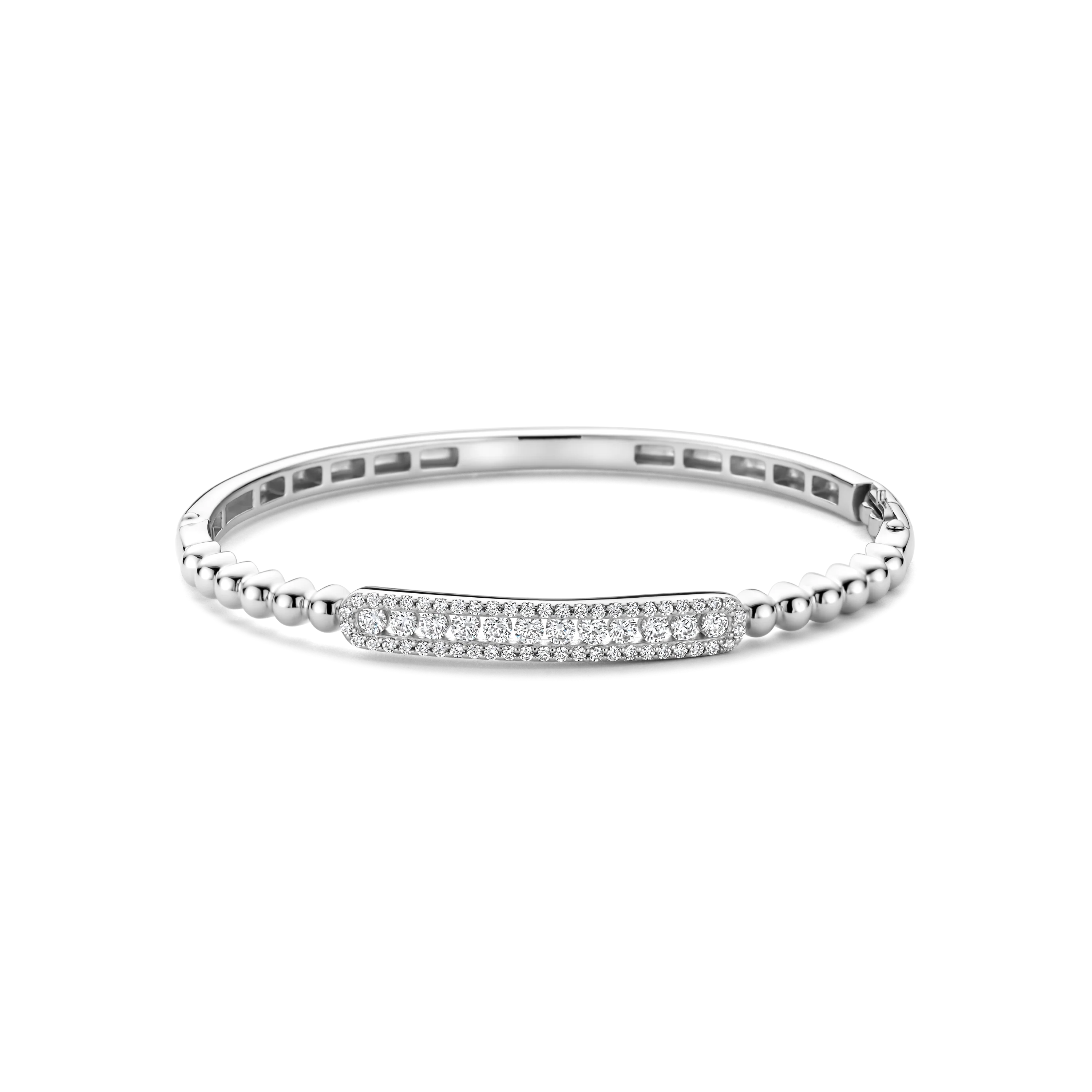 Beaded Pavé Bangle