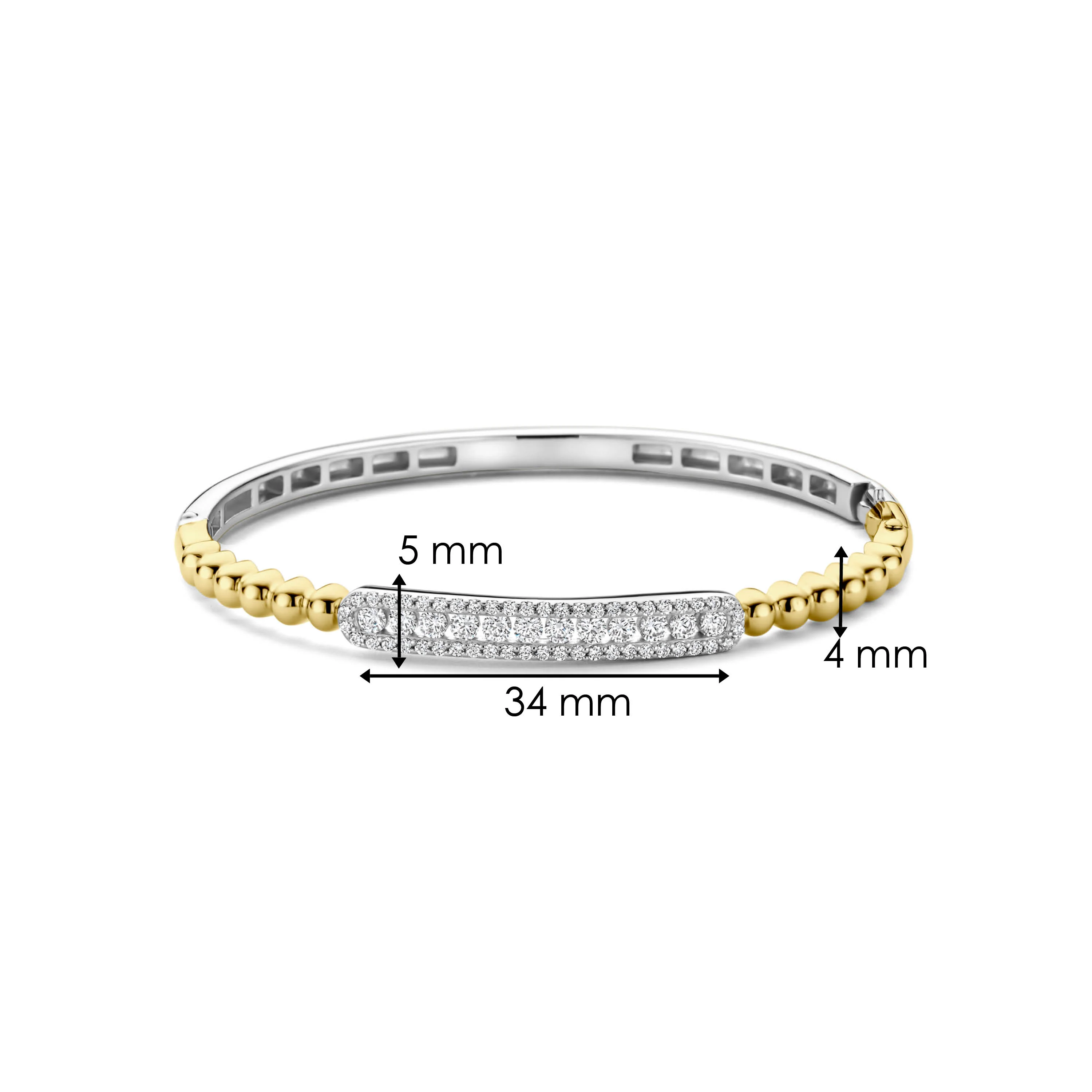 Beaded Pavé Bangle - Image 5