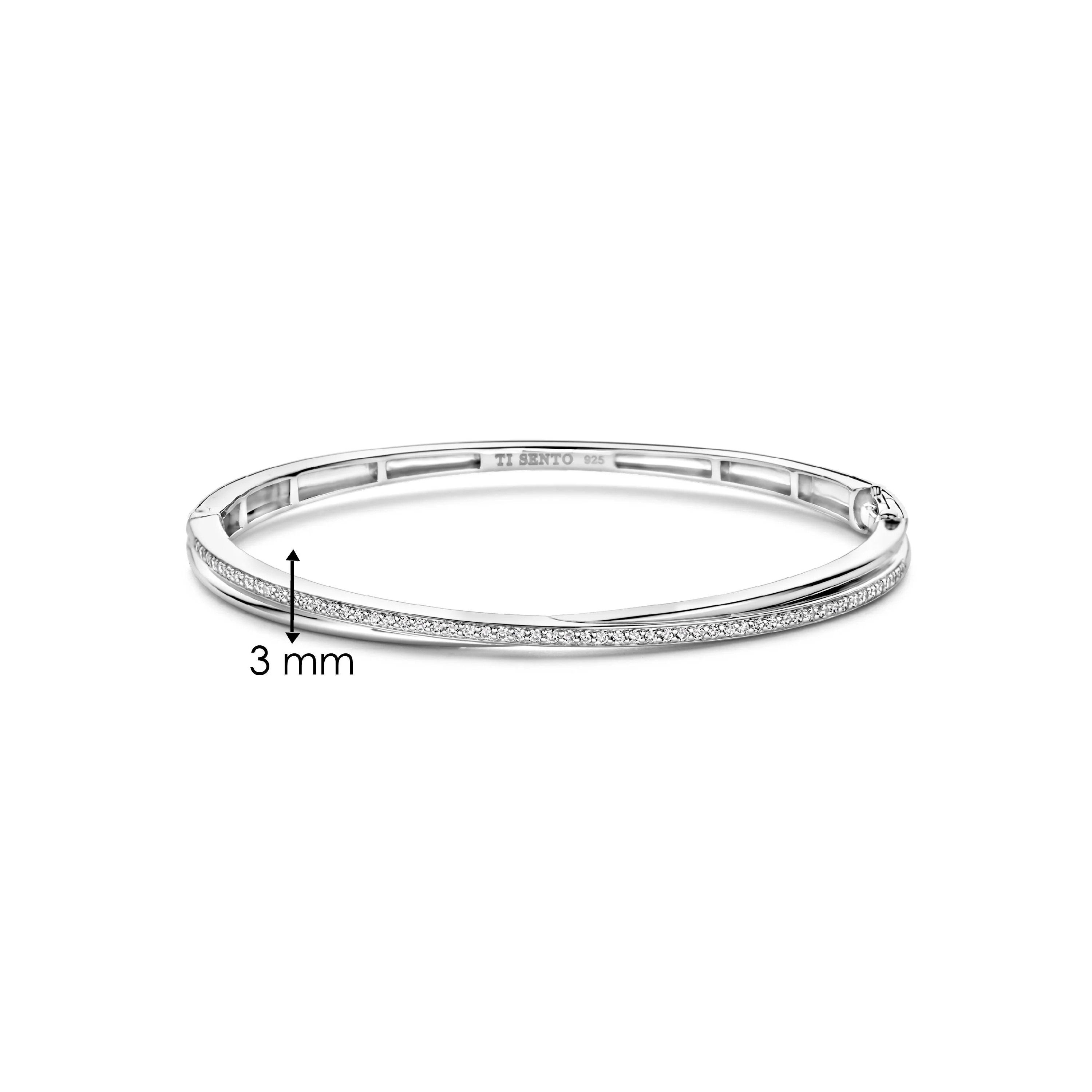 Zirkonia Crossover Bangle - Image 5