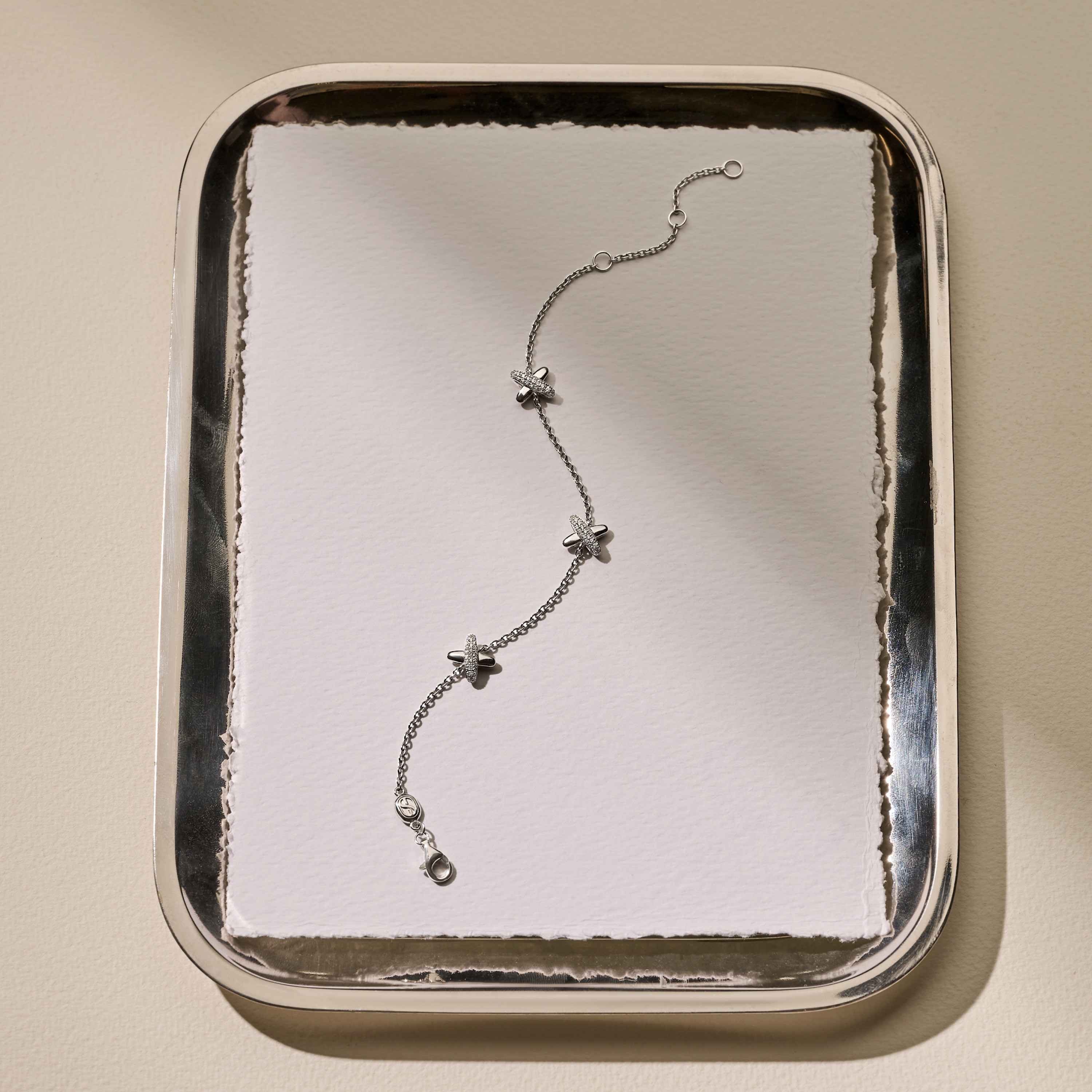 Zirkonia Cross Armband Zilver - Image 8