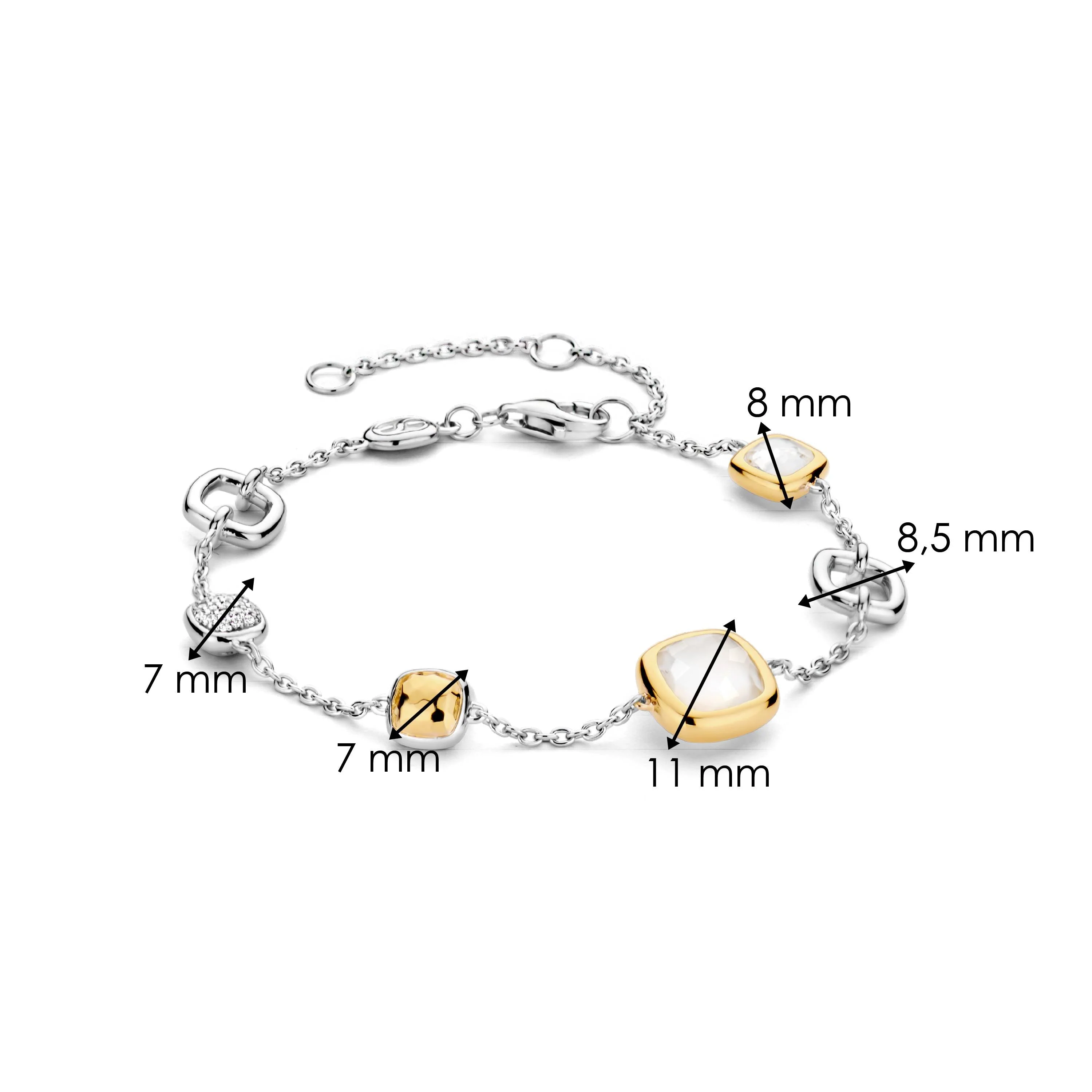 Parel Cushion Charm Armband - Image 5