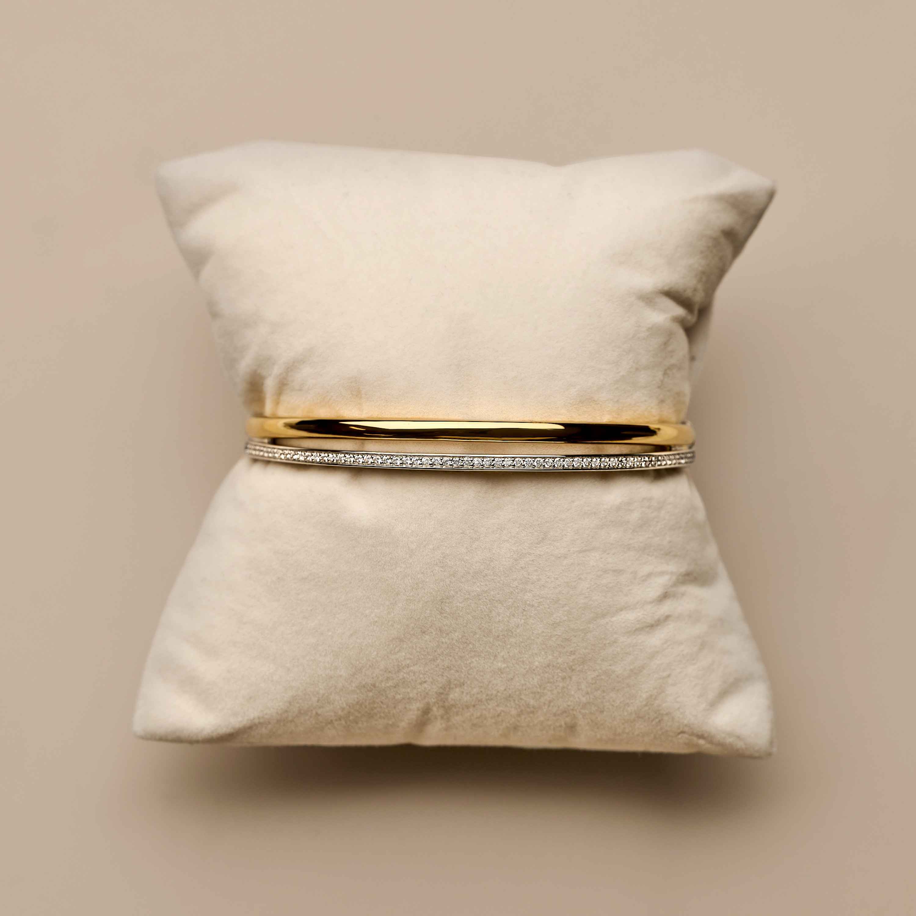 Zirkonia Double Bangle - Image 9