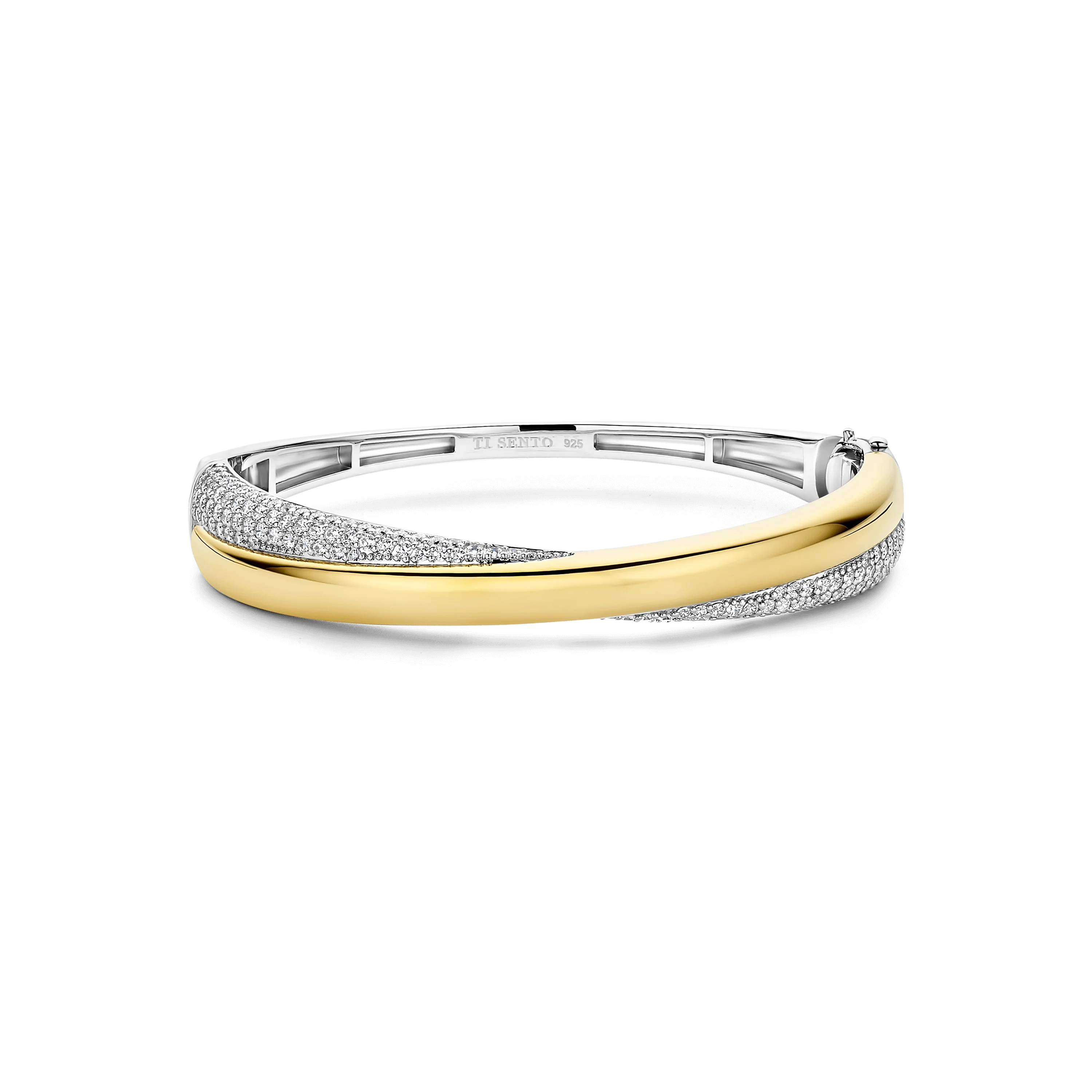 Bold Zirkonia Crossover Bangle