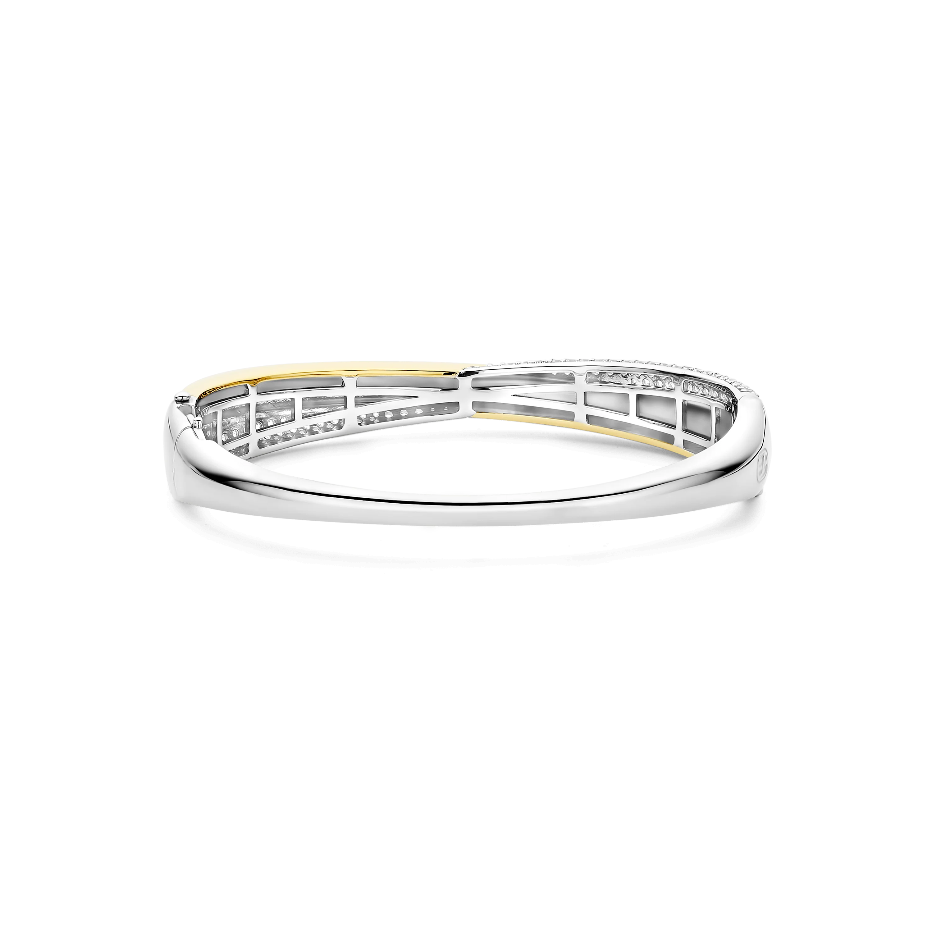 Bold Zirkonia Crossover Bangle - Image 2