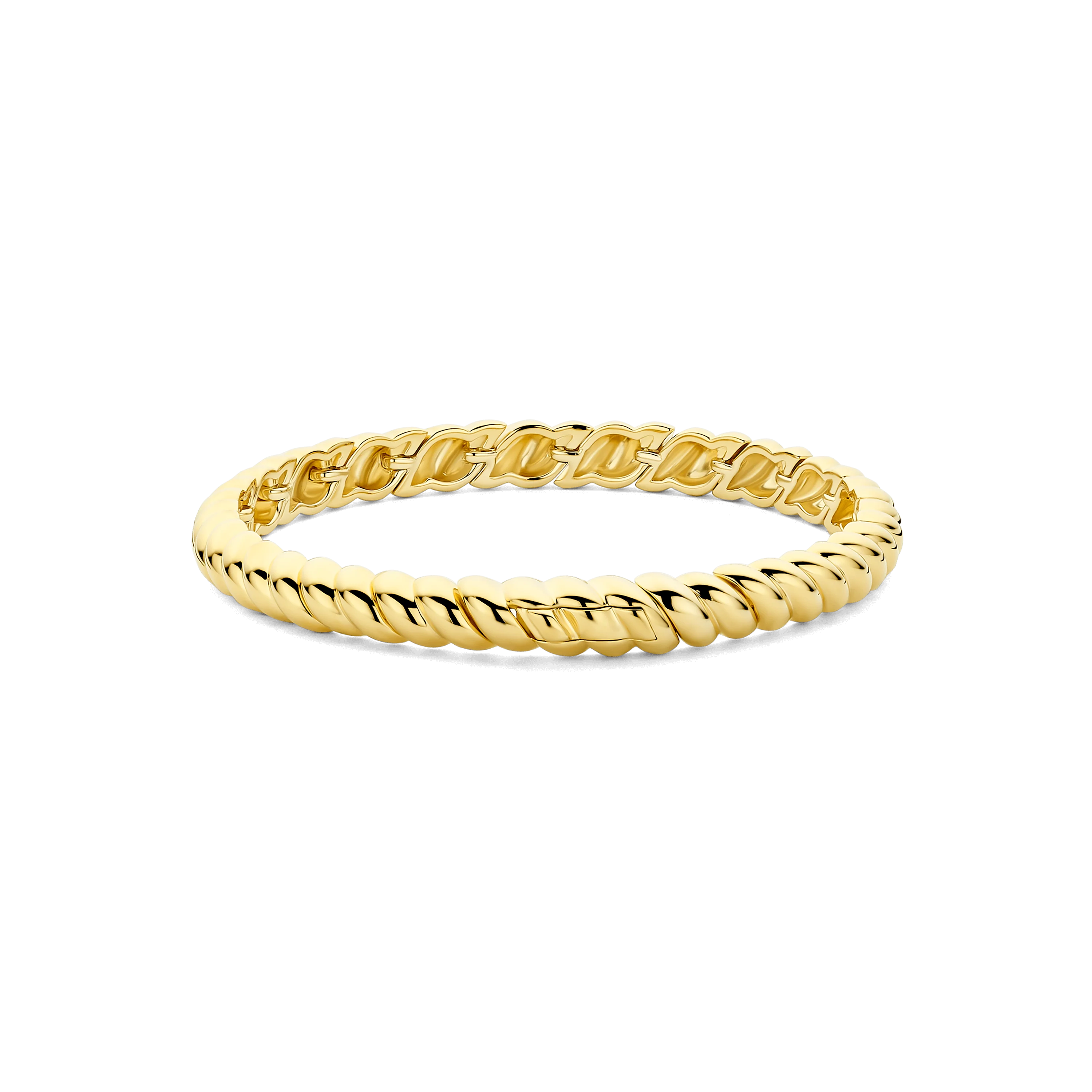 Vintage Geribbelde Bangle - Image 2