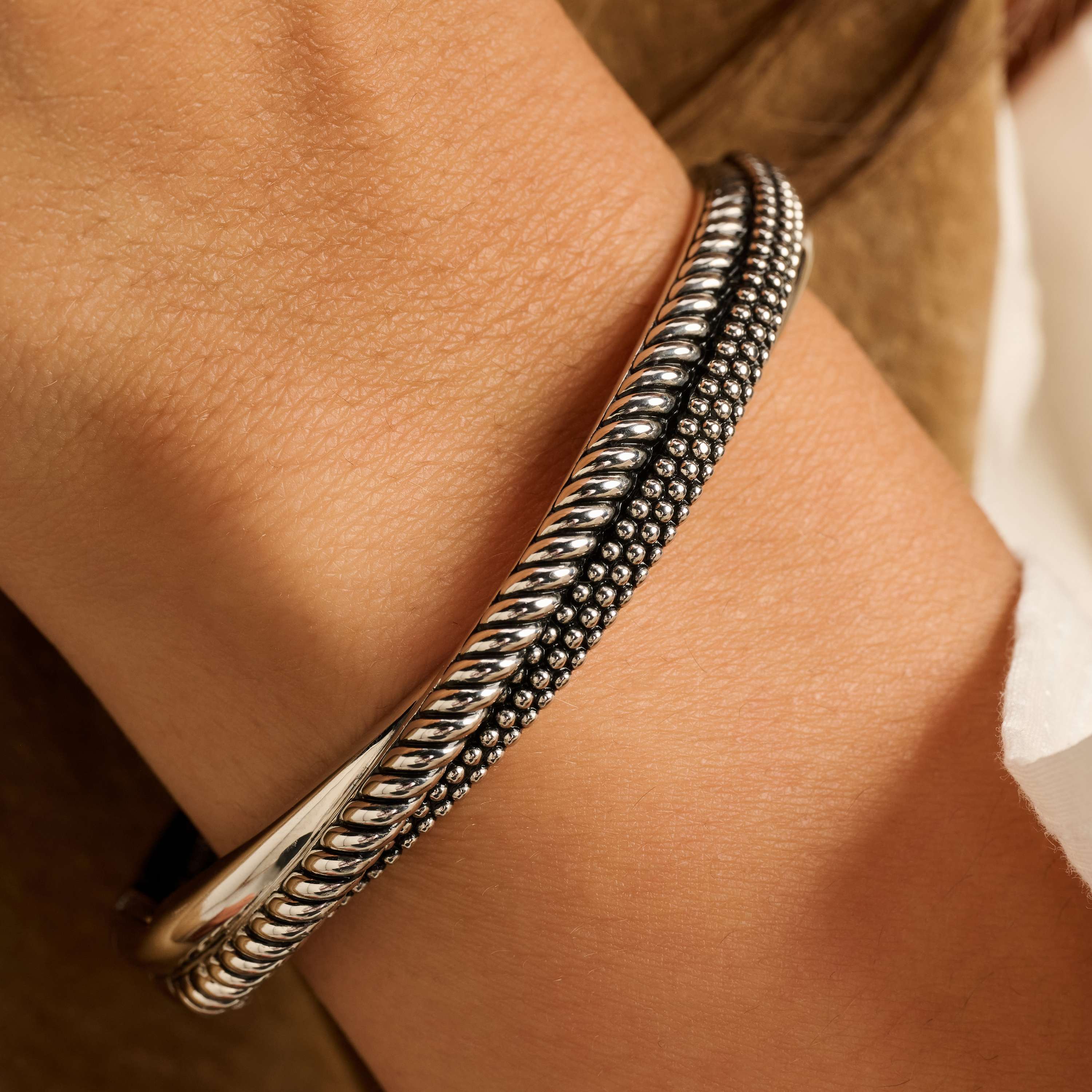 Crossover Structure Bangle - Image 7