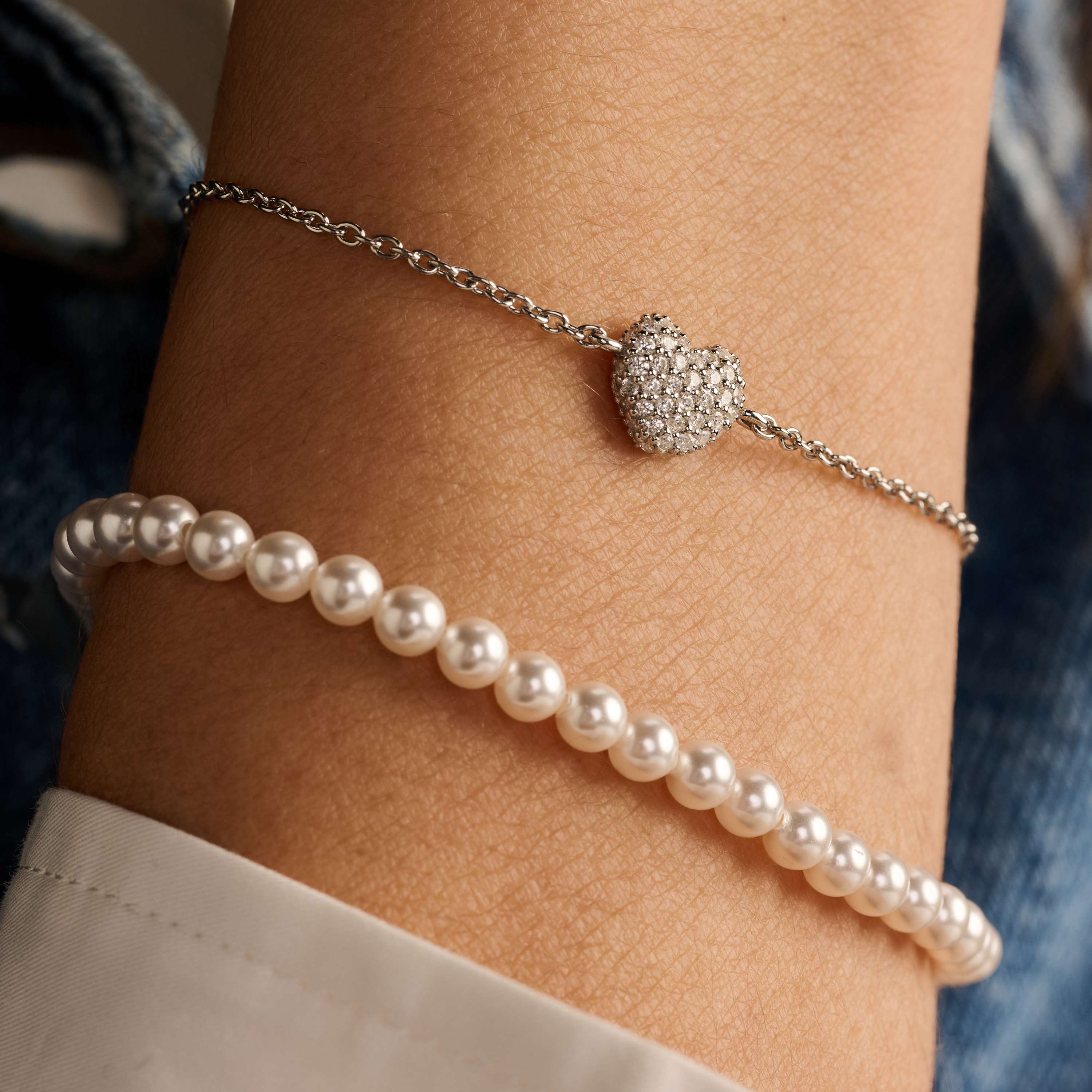 Zirkonia Hartjes Armband - Image 5