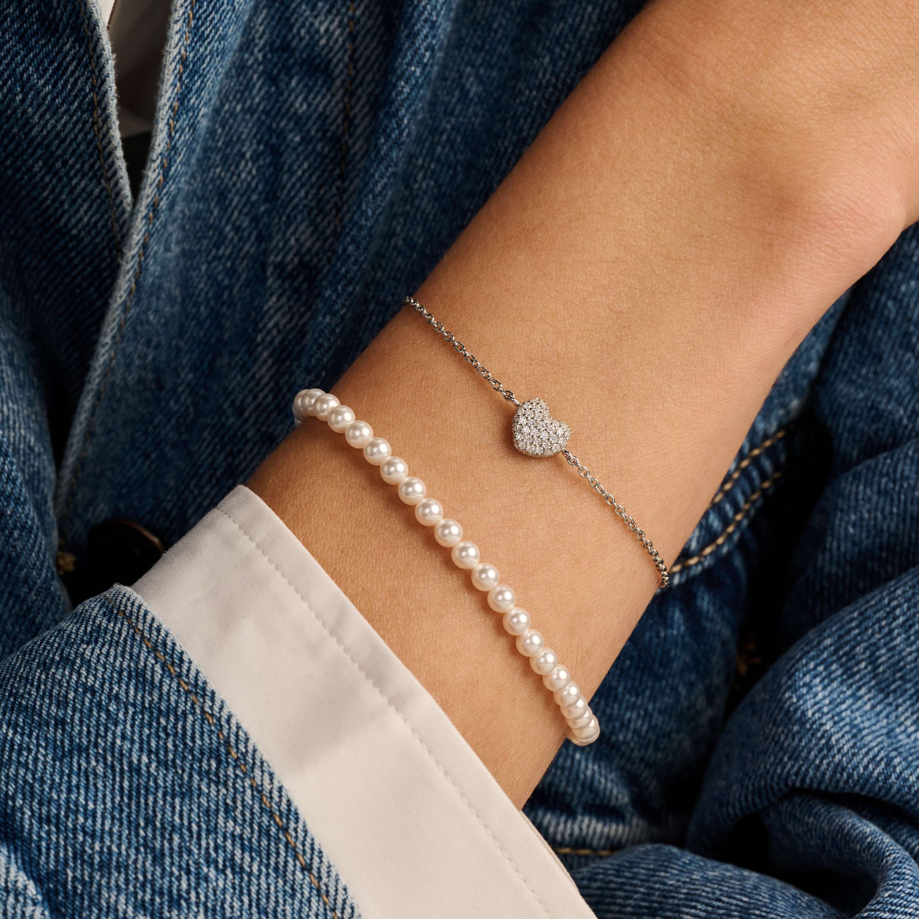 Zirkonia Hartjes Armband - Image 6
