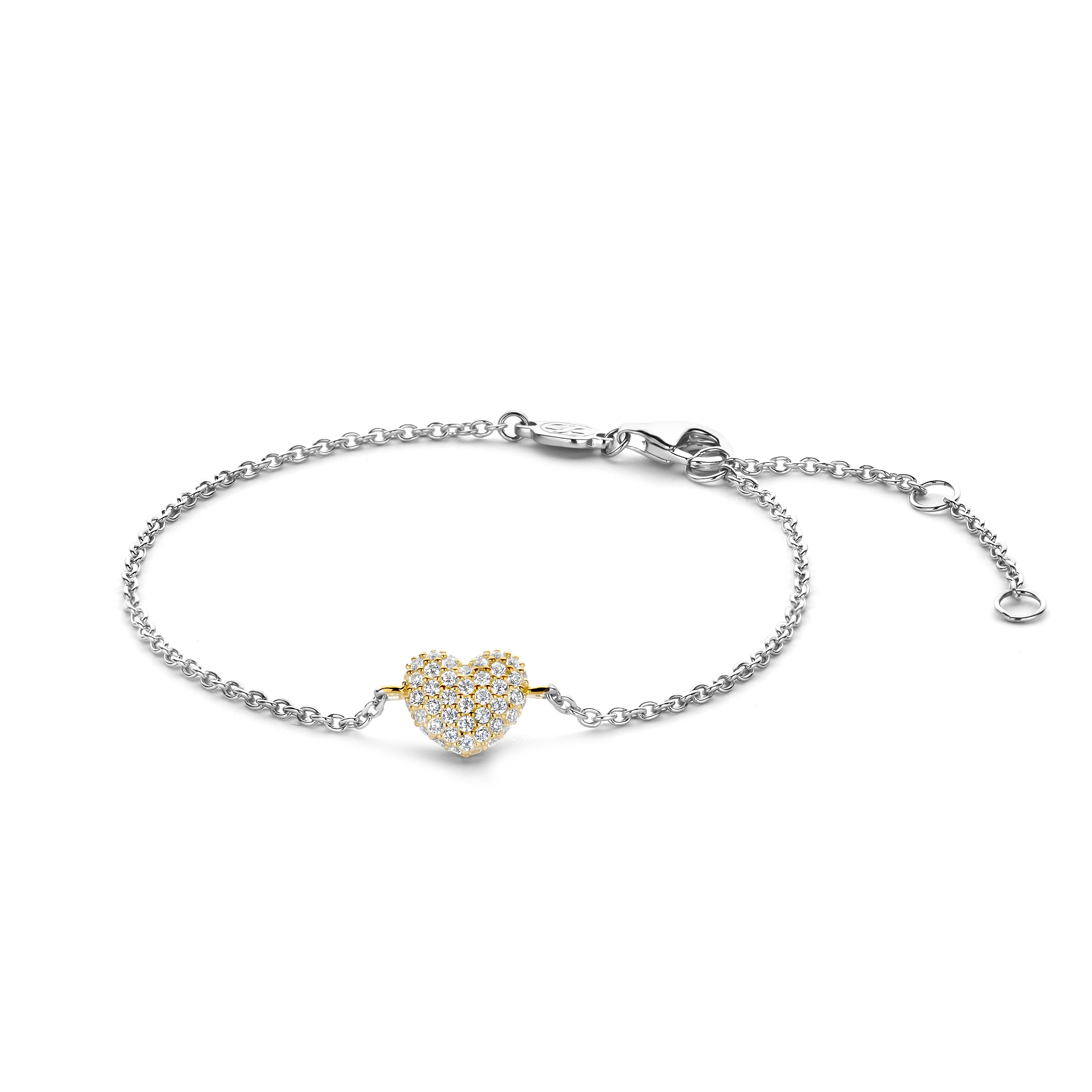 Zirkonia Hartjes Armband