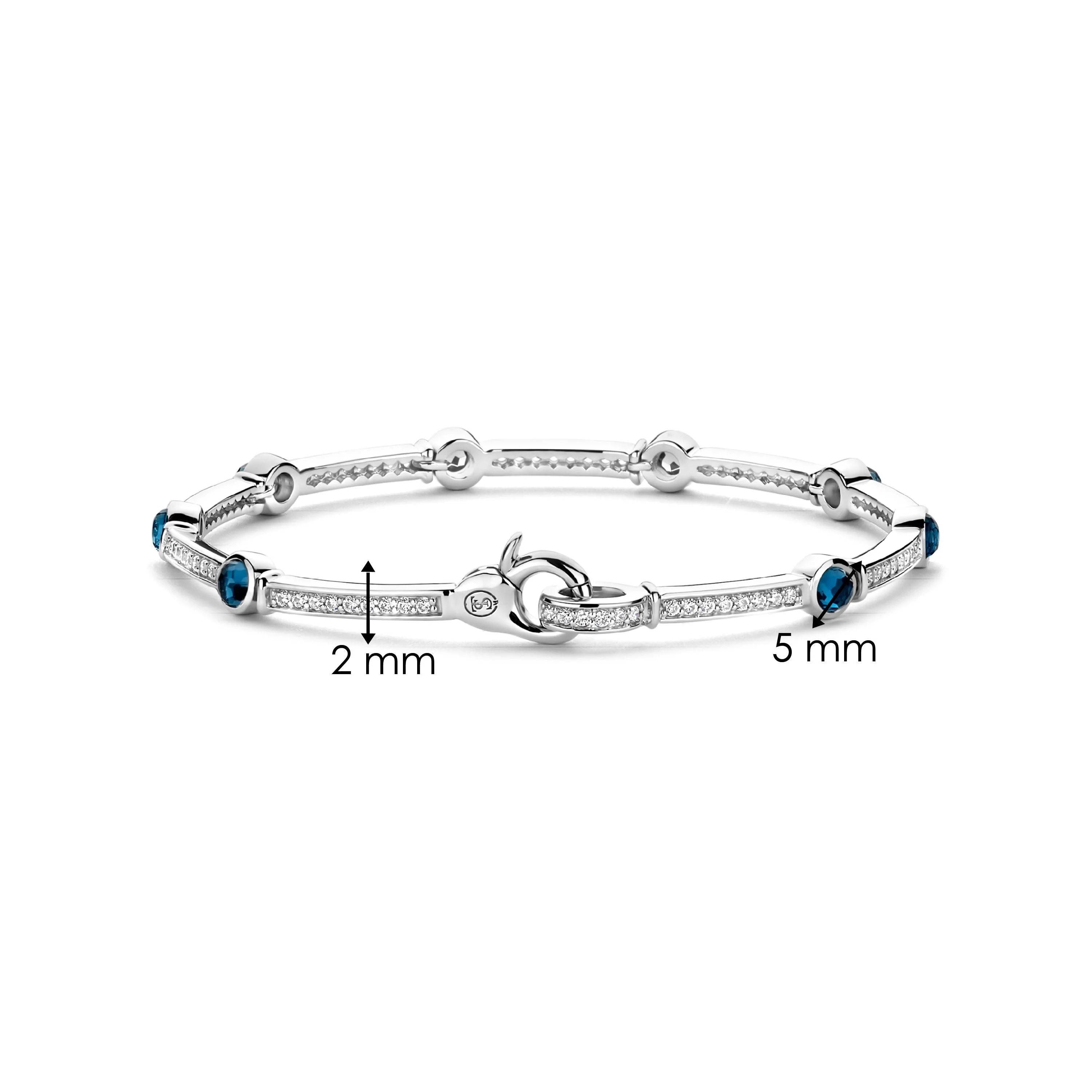 Classic Bar Zirkonia Armband - Image 6