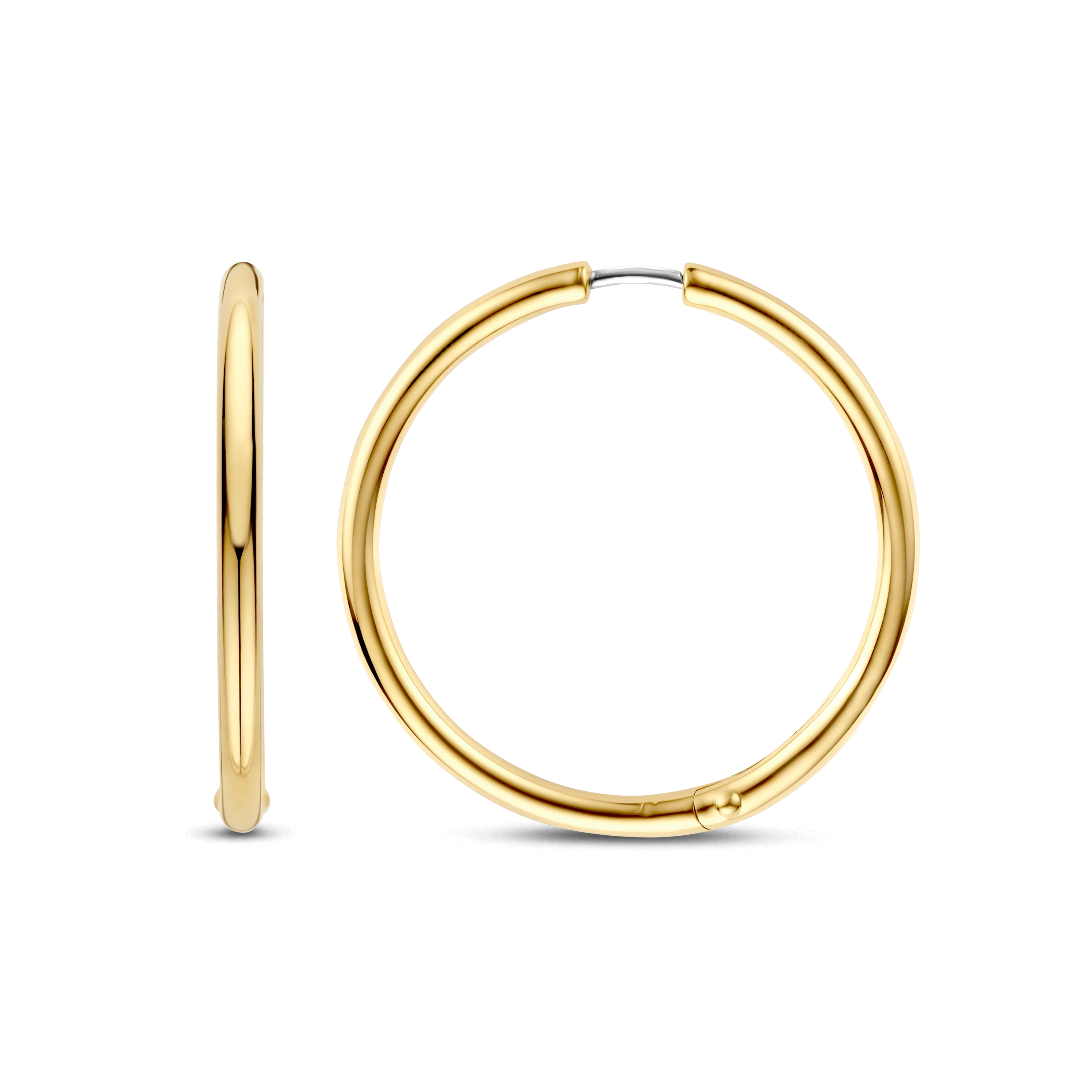 Classic Goudkleurige Oversized Hoops 35mm - Image 3