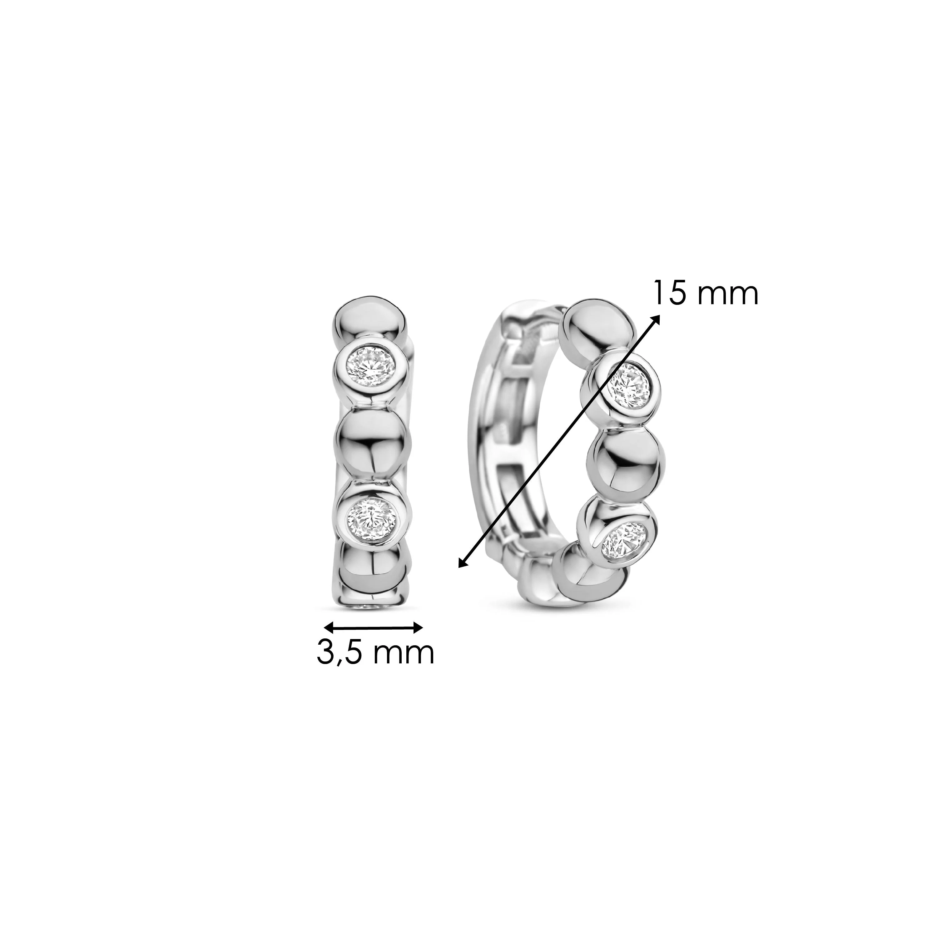 Ronde Zirkonia Hoops - Image 7
