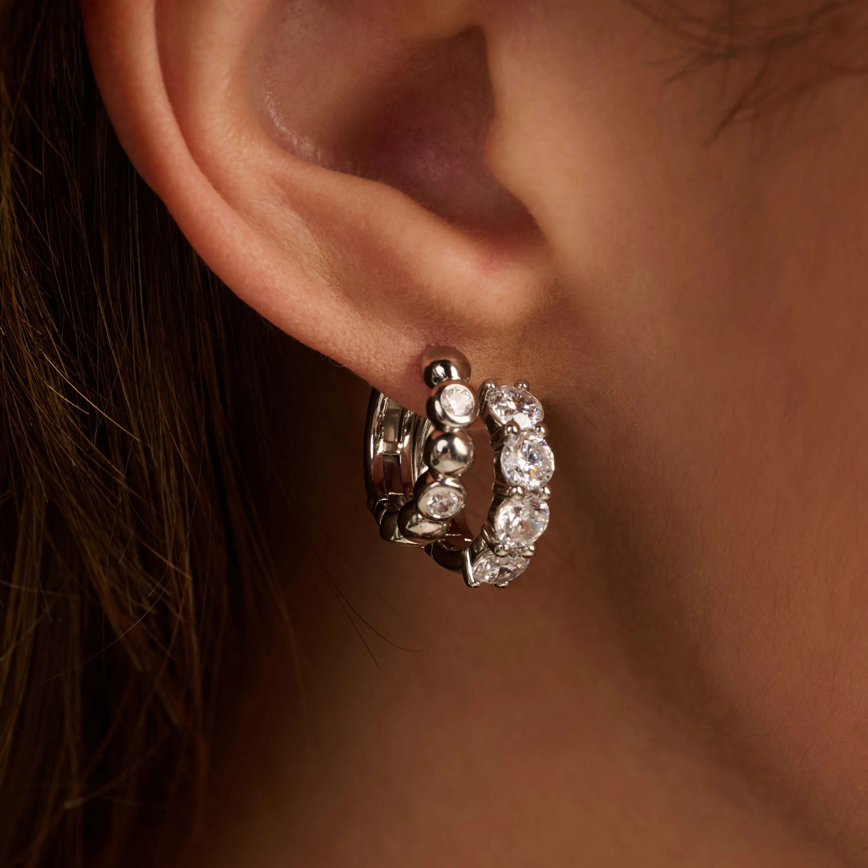 Ronde Zirkonia Hoops - Image 9
