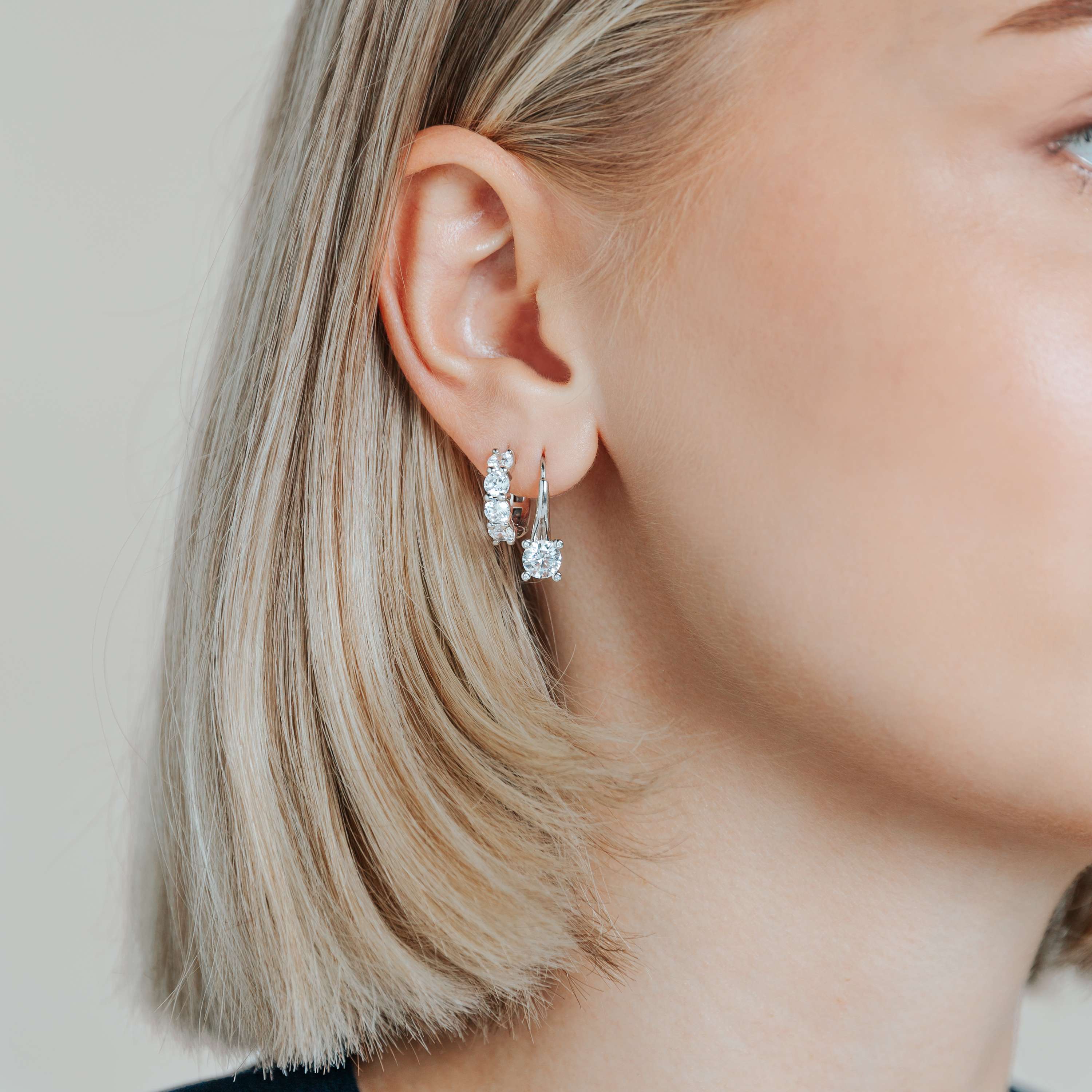 Classic Zirkonia Hoops - Image 5