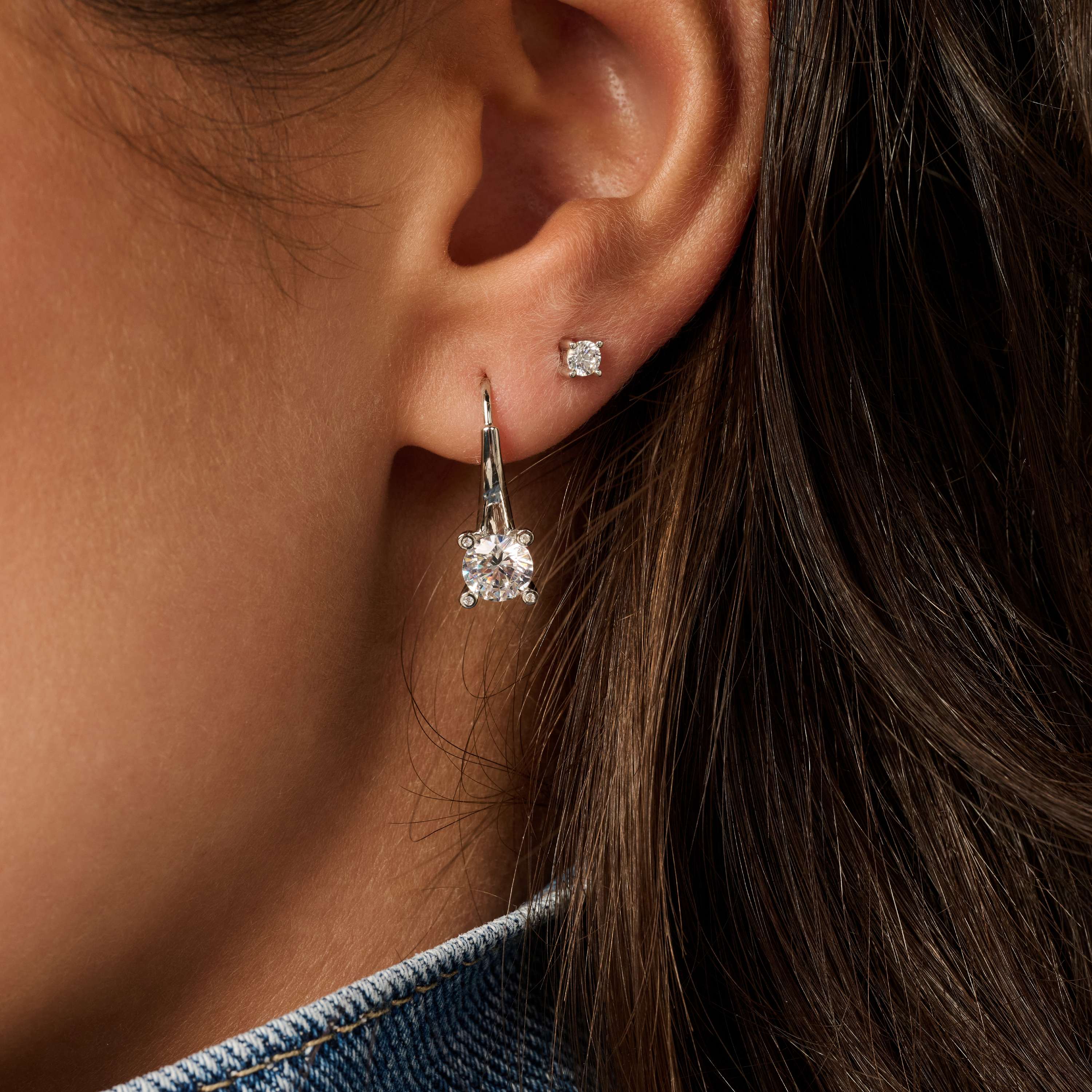Classic Zirkonia Hoops - Image 7