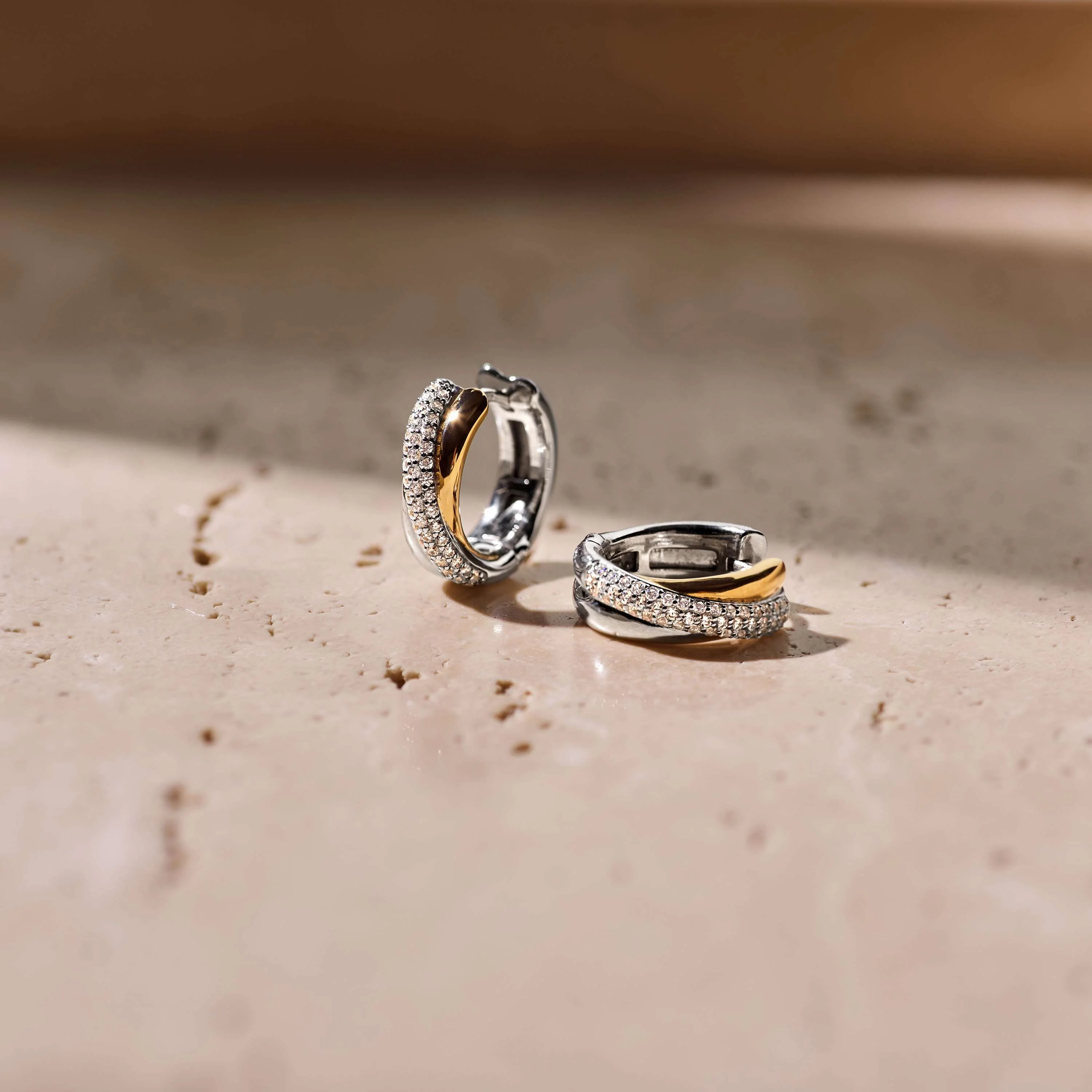 Zirkonia Crossover Hoops - Image 11