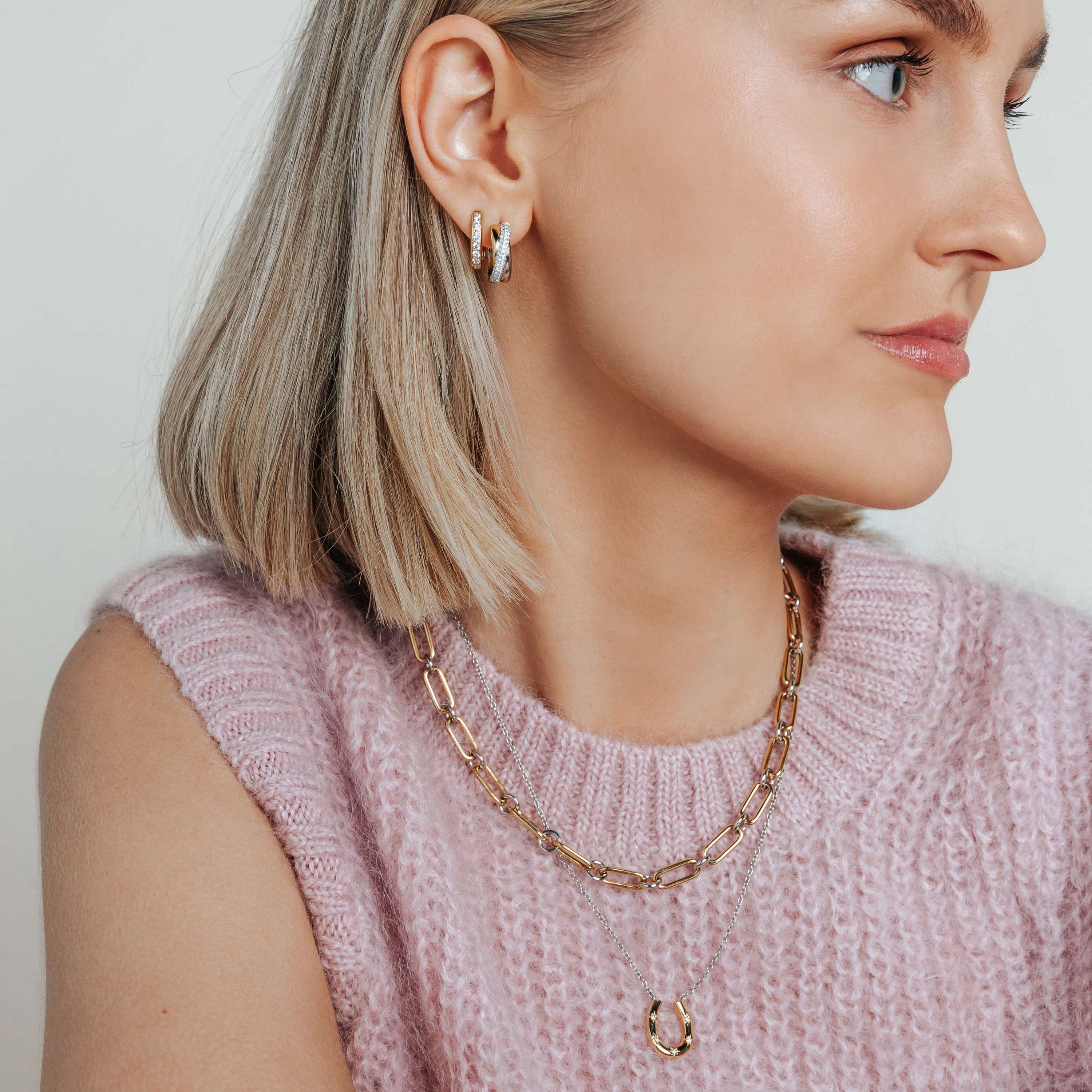 Zirkonia Crossover Hoops - Image 6