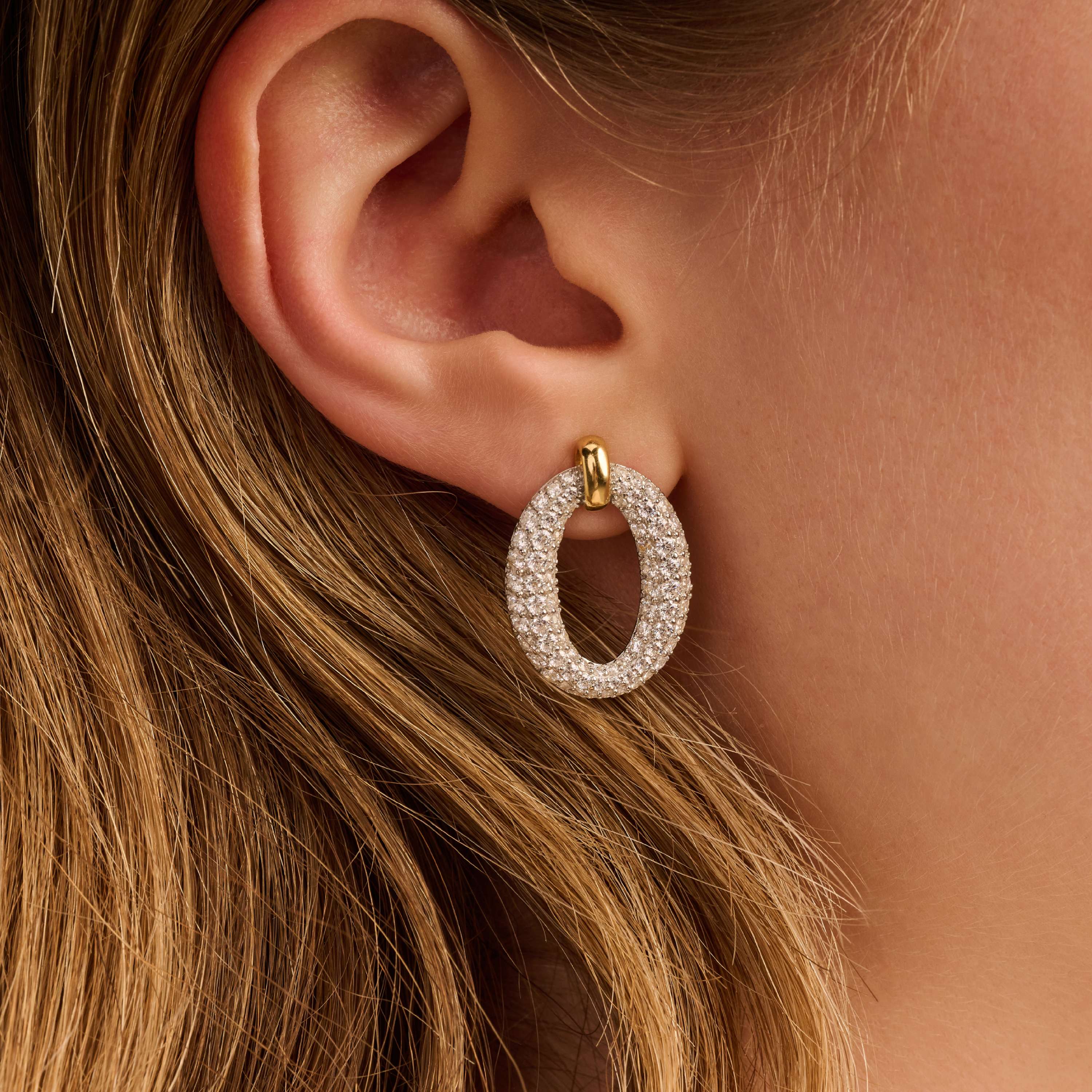 Classic Soft Oval Zirkonia Oorbellen - Image 9