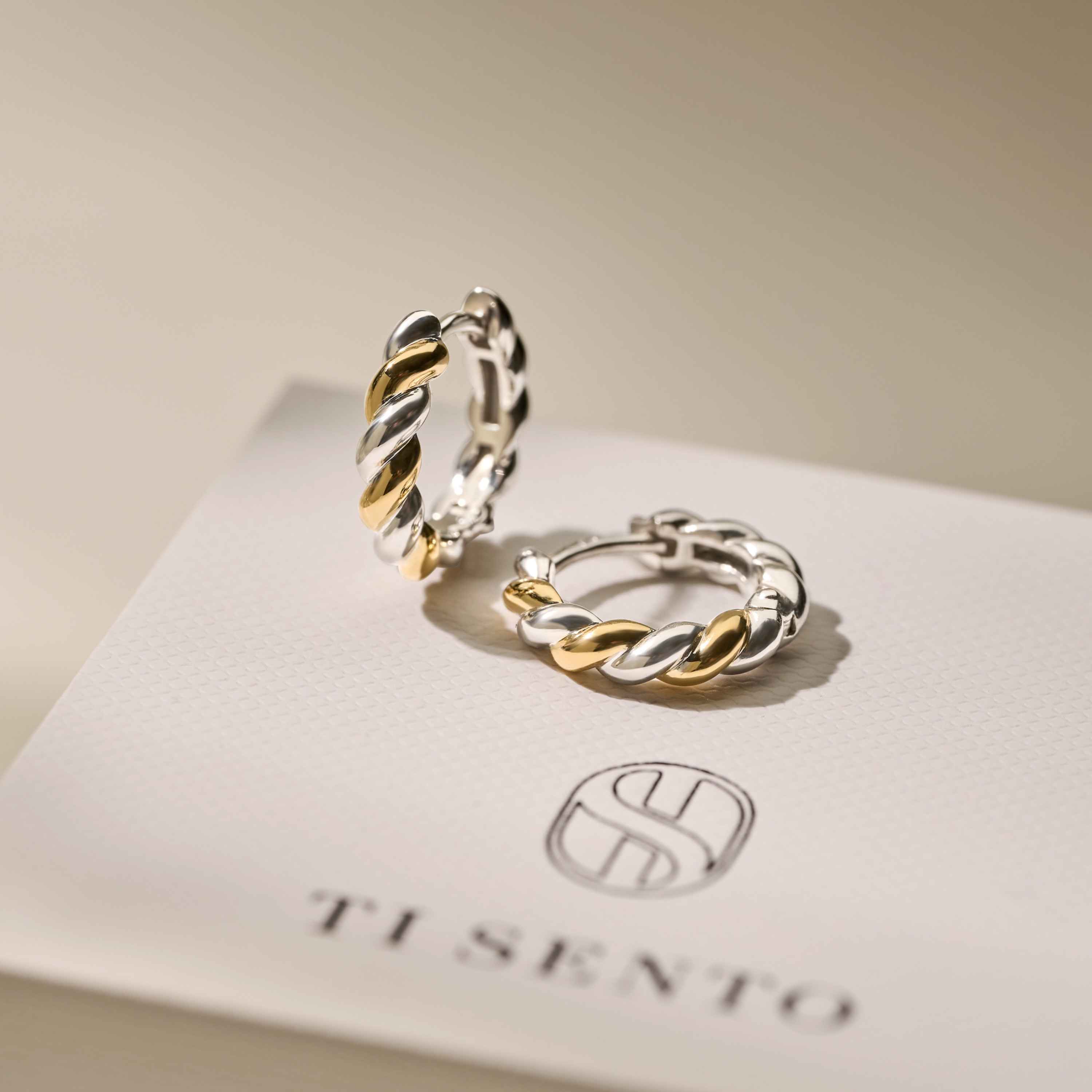 Bicolor Twisted Hoops - Image 10