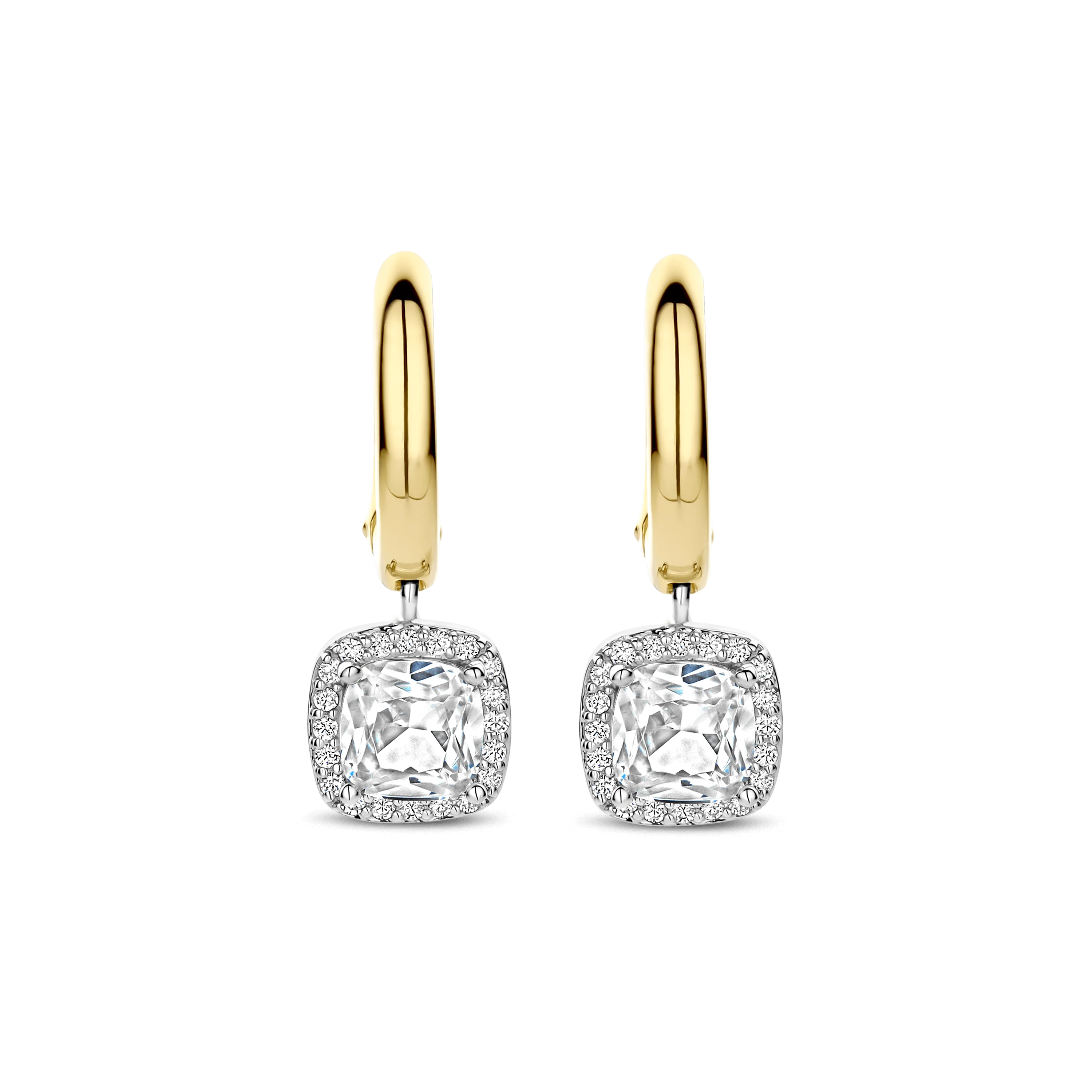 Classic Vierkante Zirkonia Hoops - Image 2