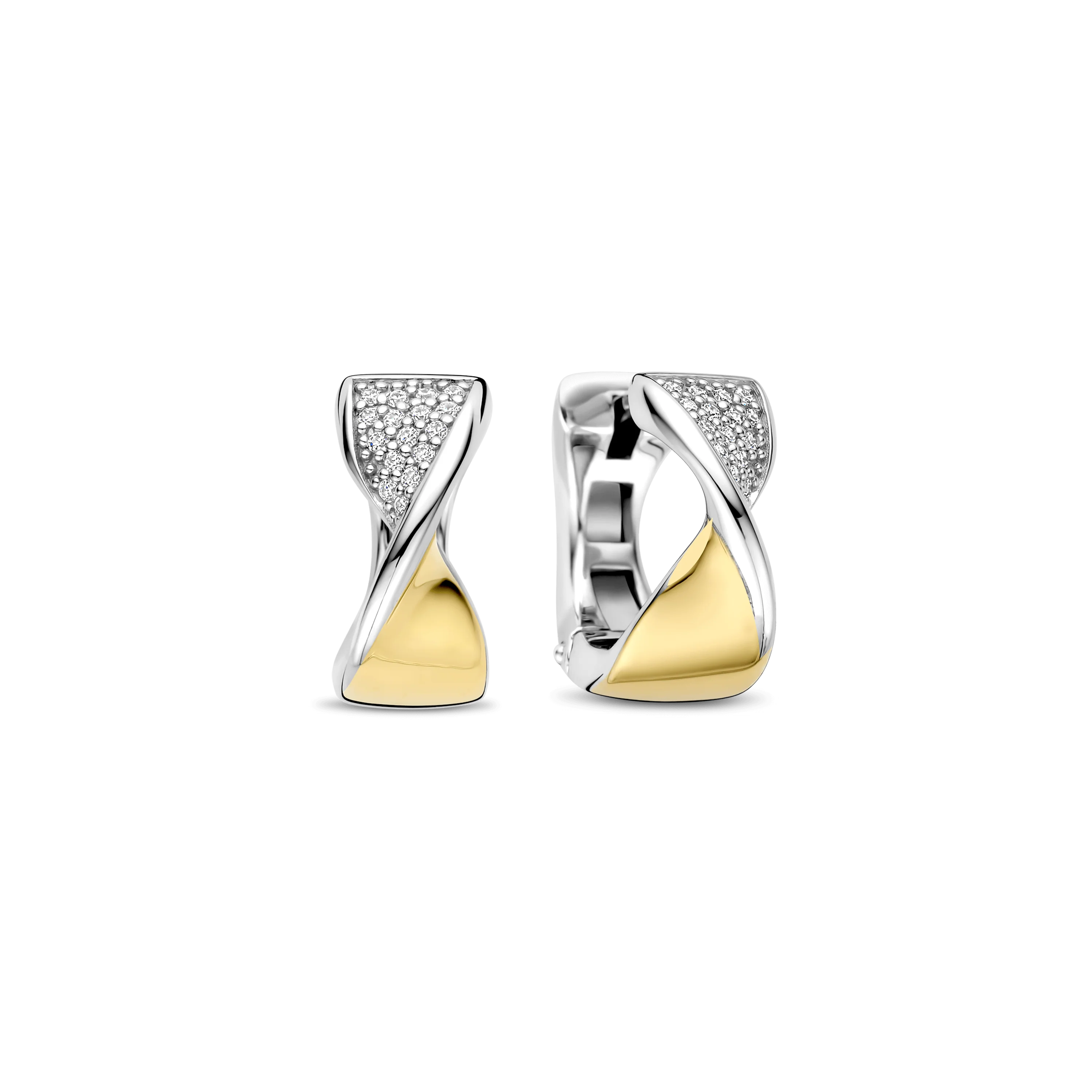 Twisted Zirkonia Hoops