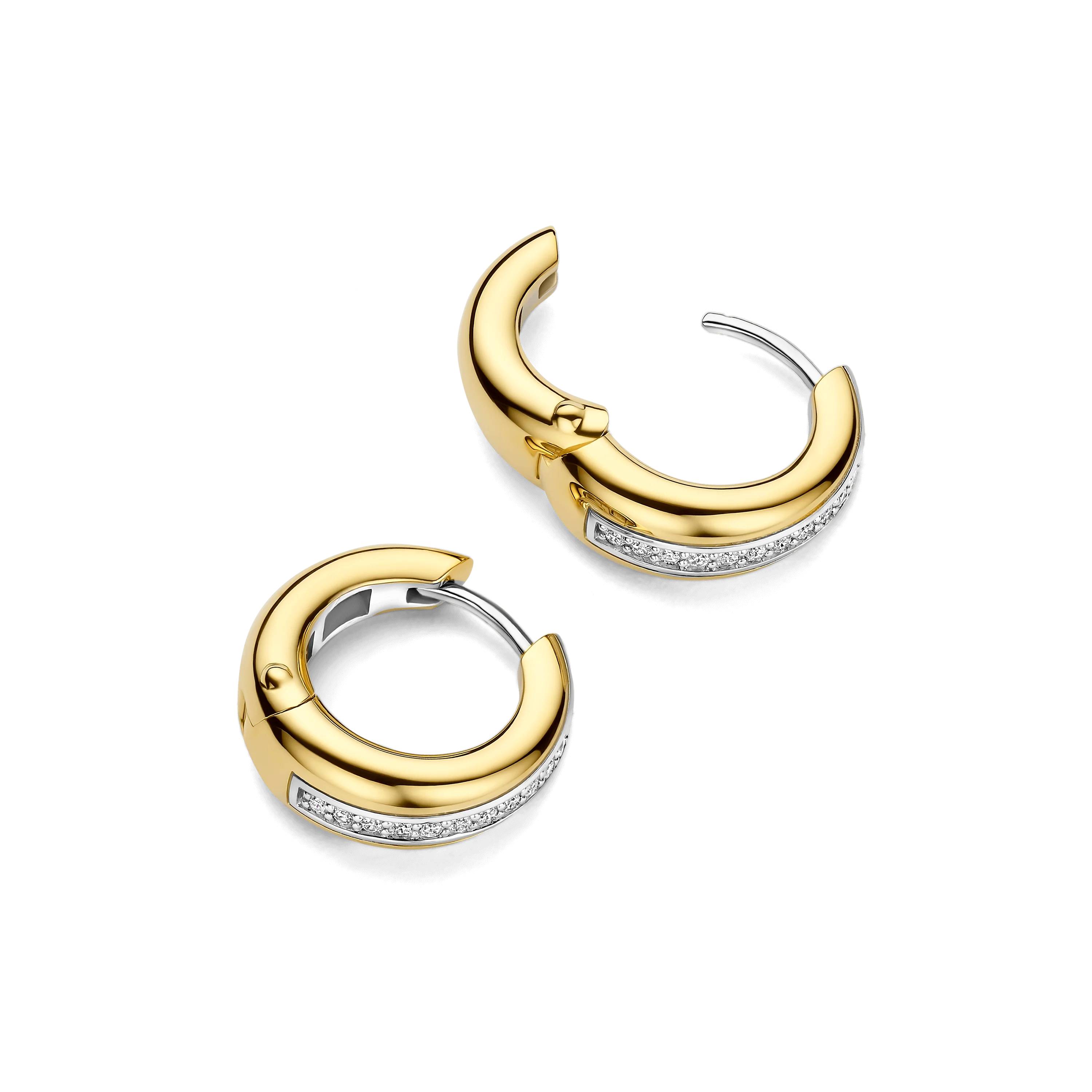 Layered Zirkonia Hoops - Image 3