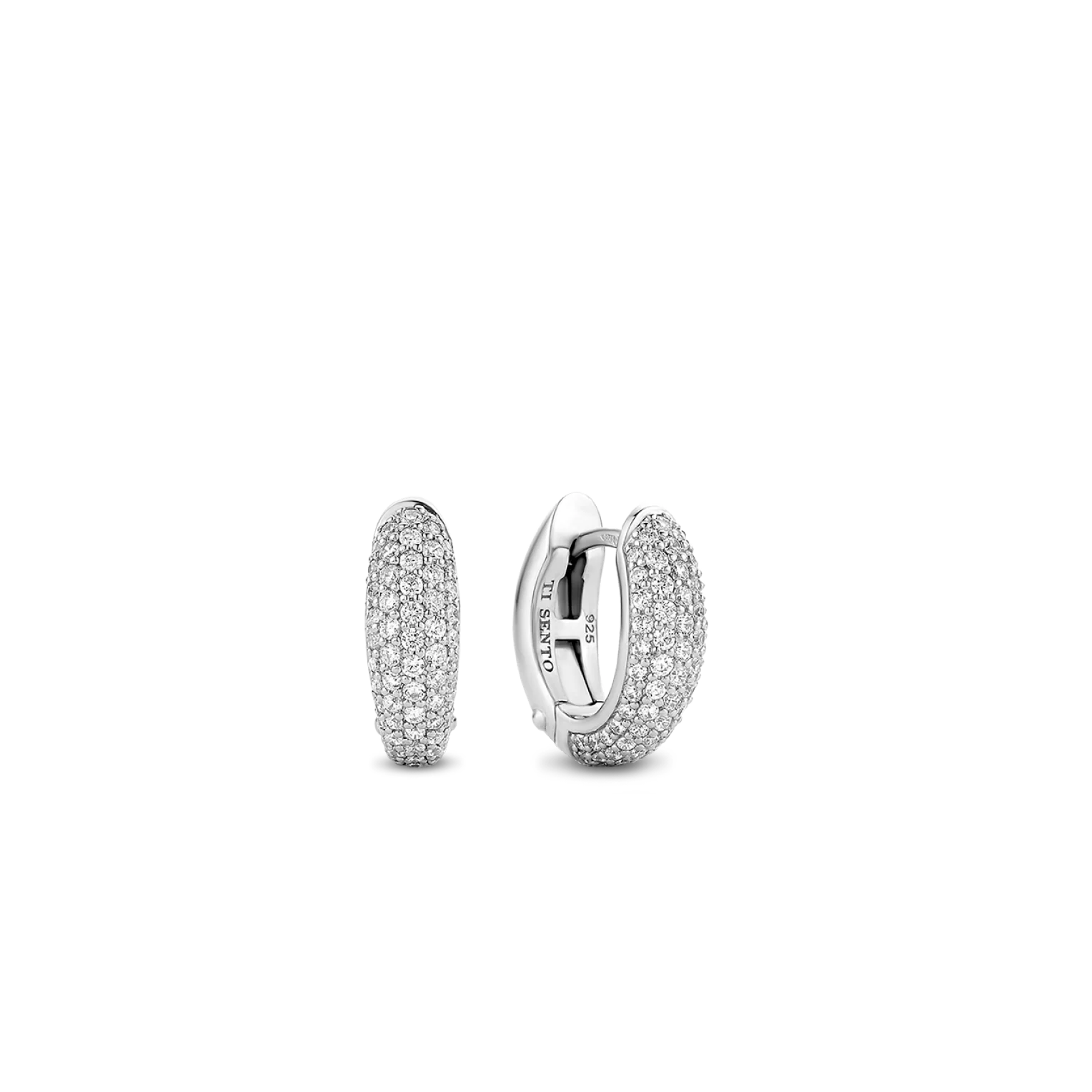 Stardust Small Tennis Hoops 14mm - Image 2