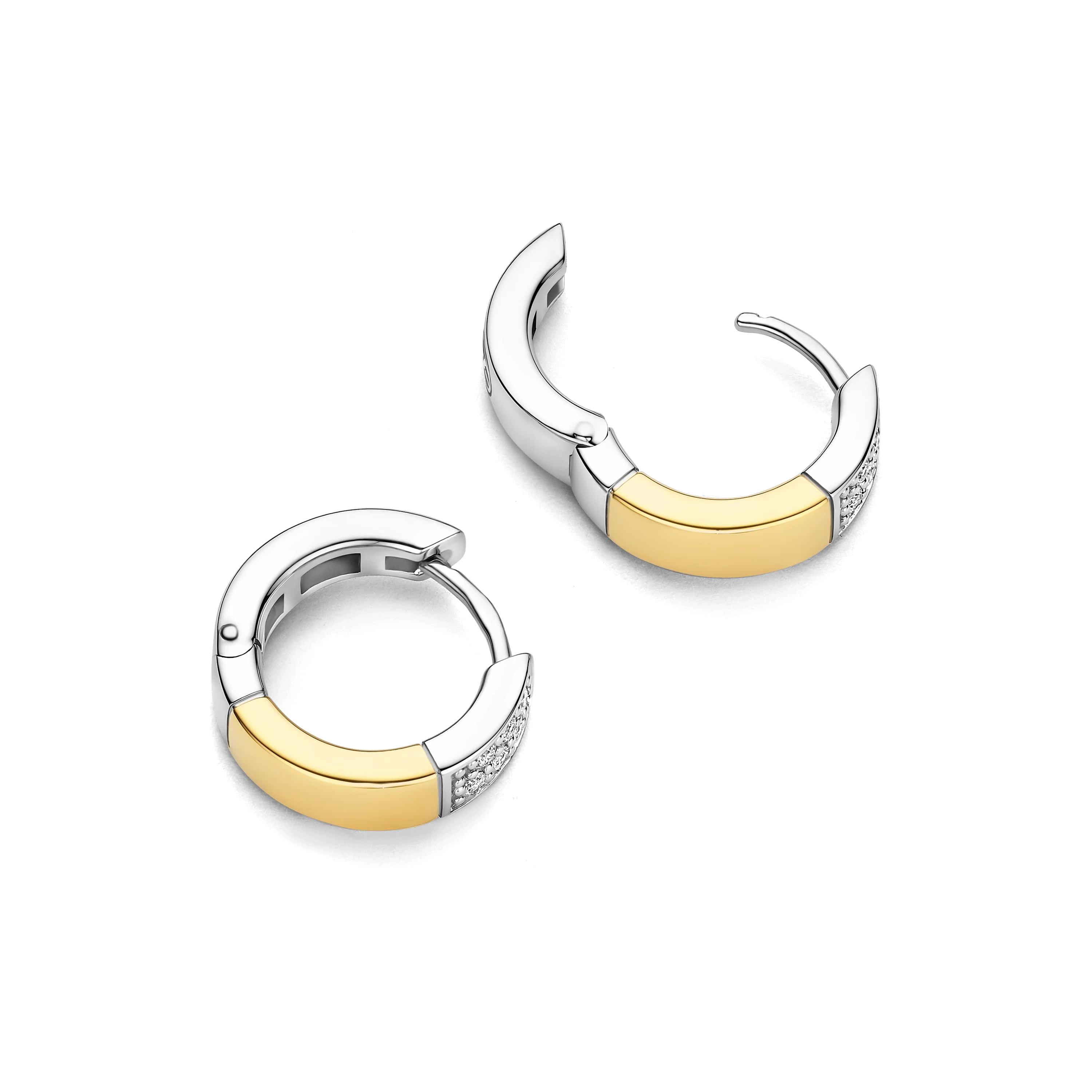 Contrast Zirkonia Hoops - Image 3