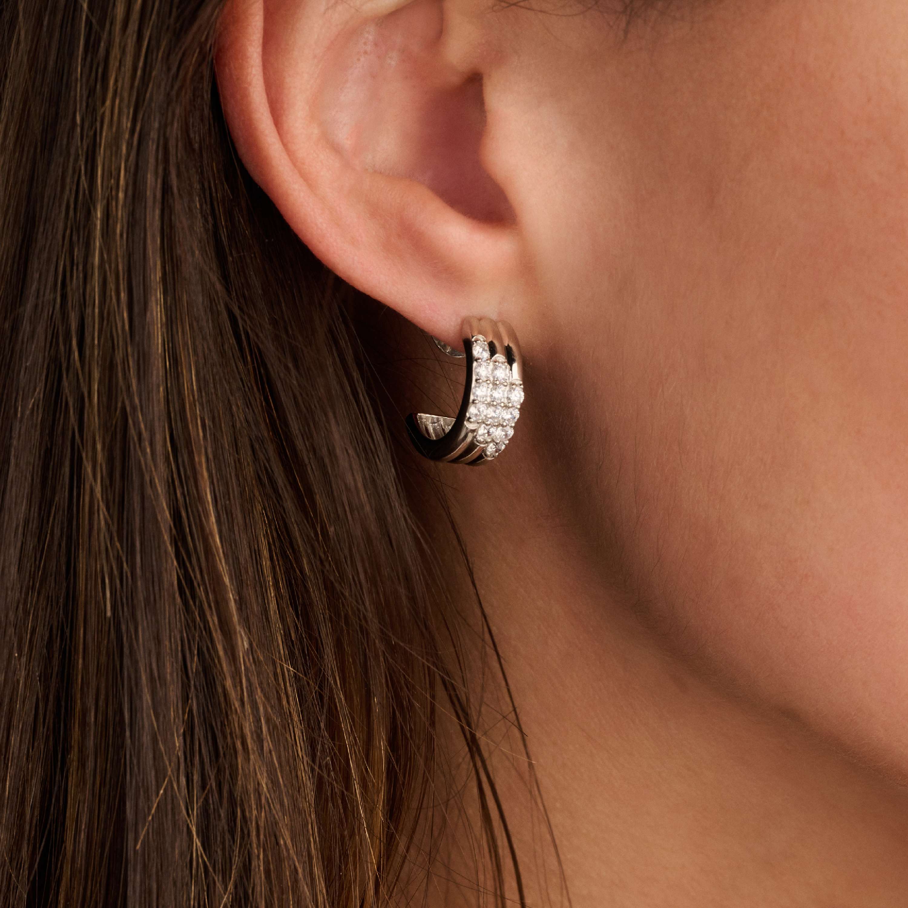Stardust Zirkonia Layered Oorbellen - Image 6