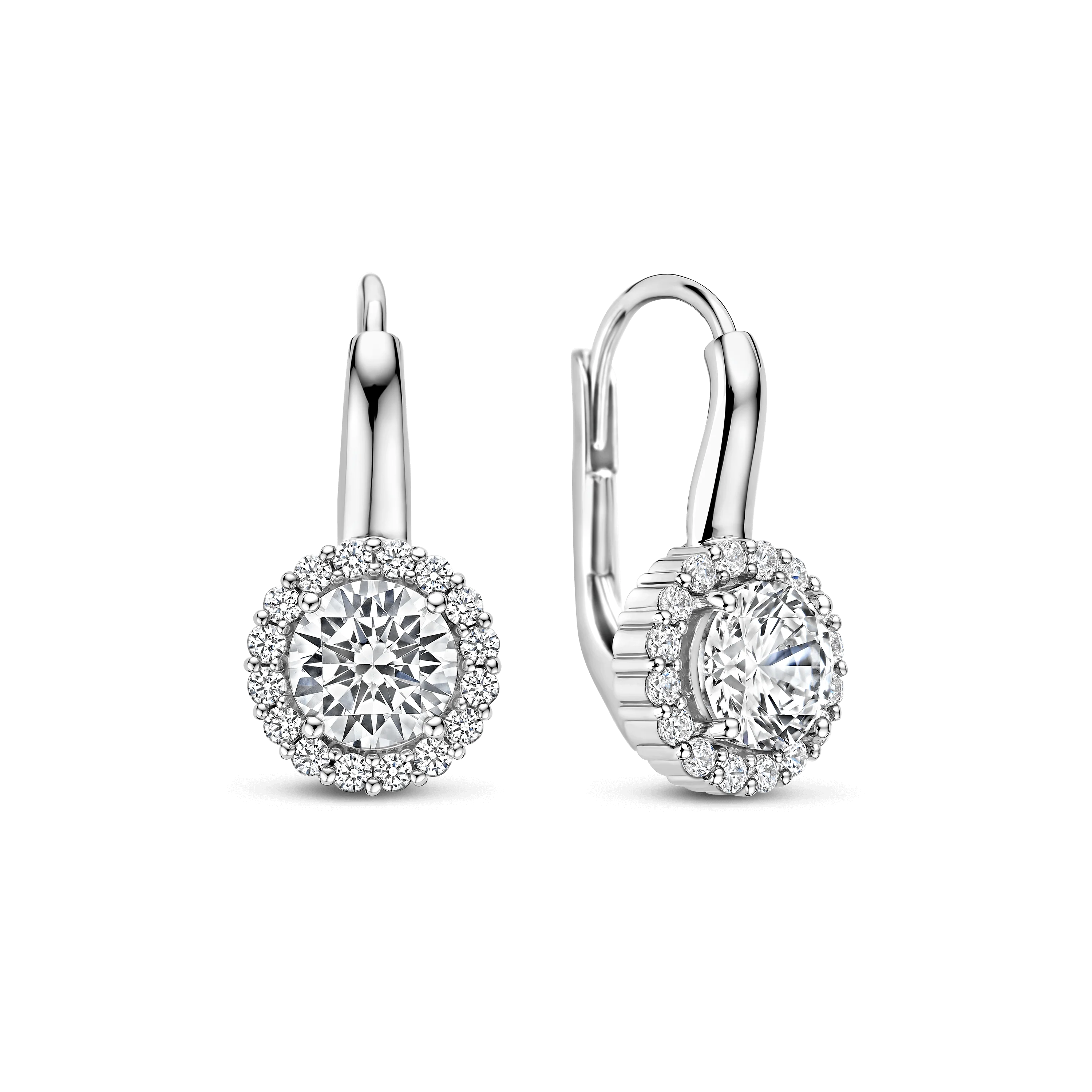Classic Zirkonia Hoops Rond