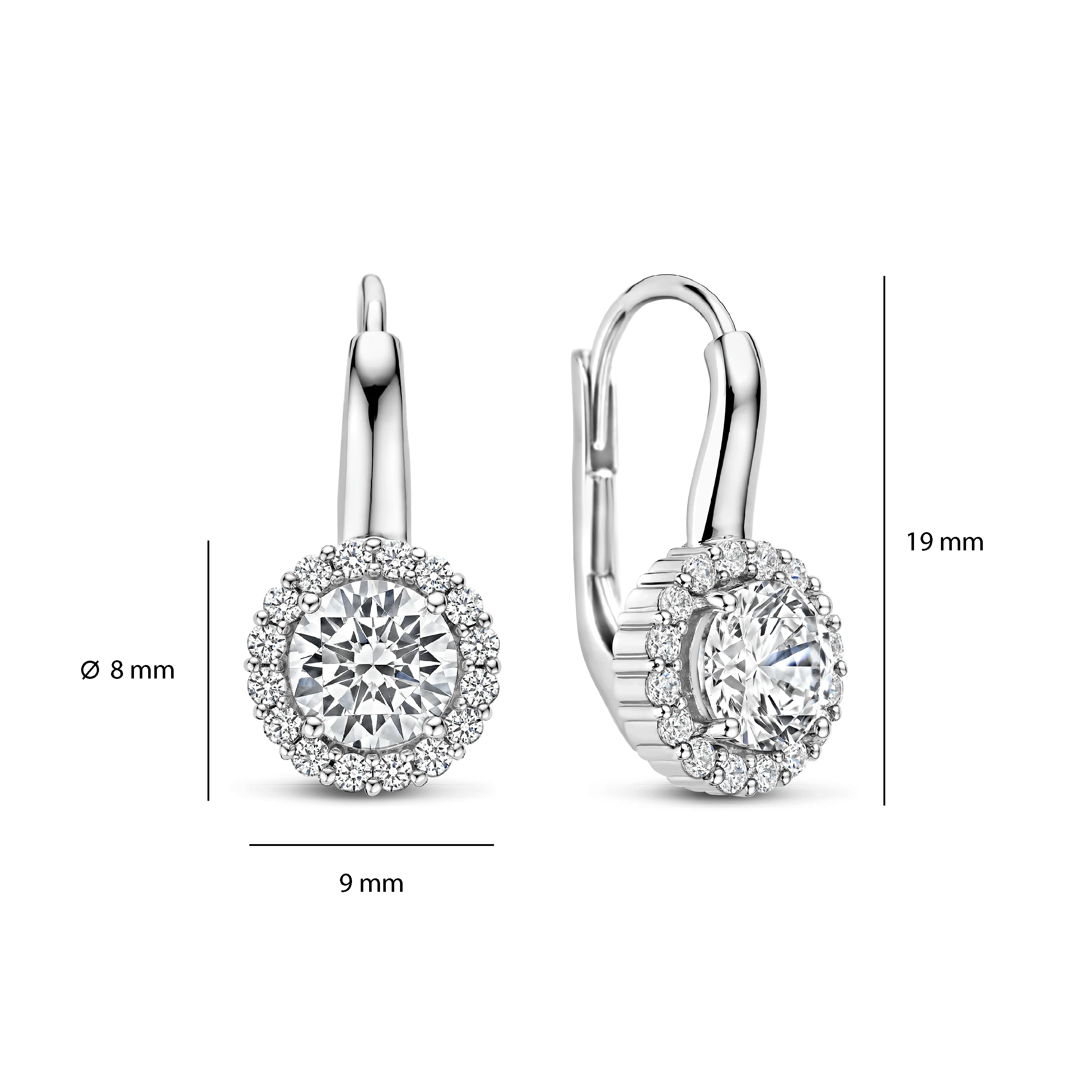 Classic Zirkonia Hoops Rond - Image 3