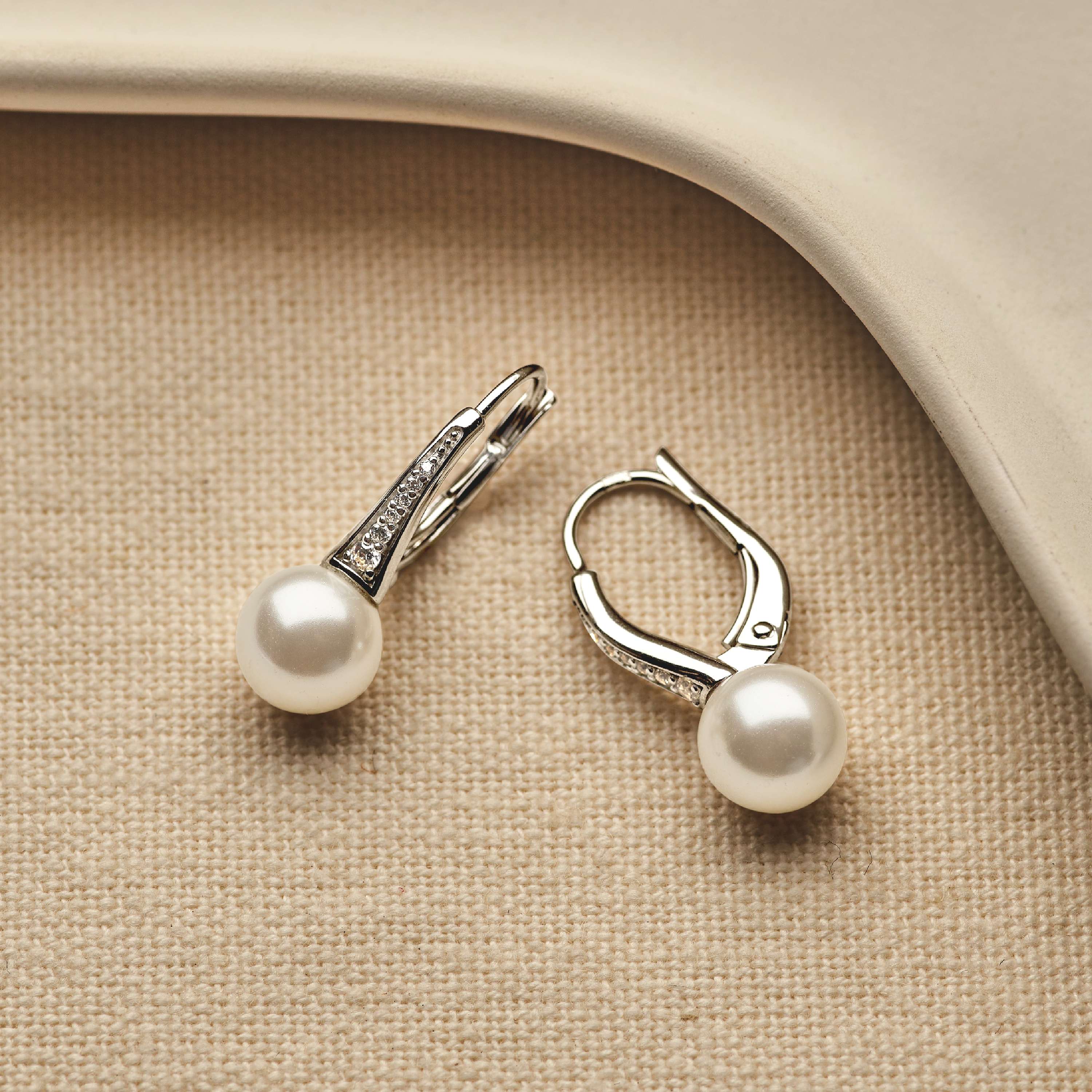 Zirkonia Parel Hoops - Image 7