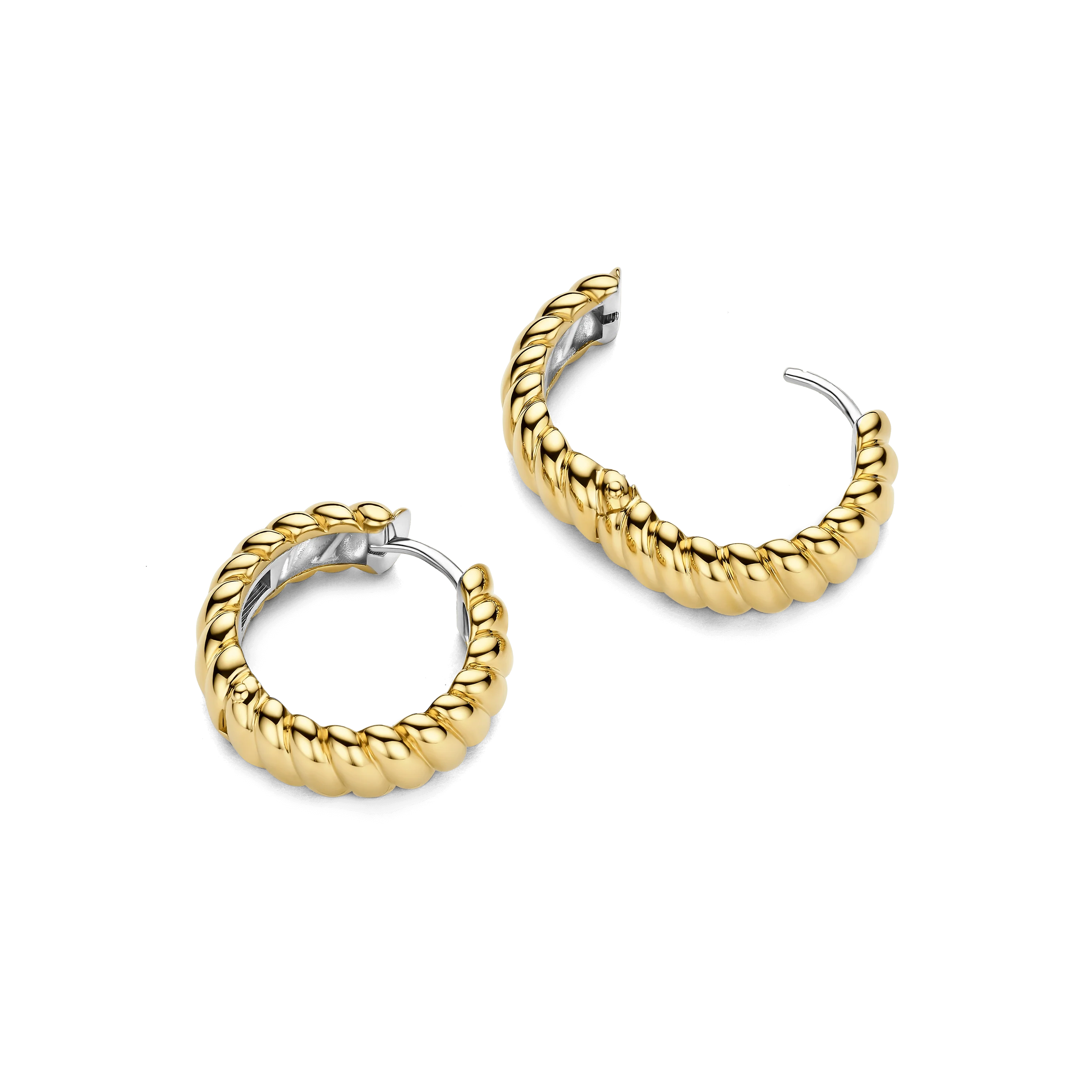 Vintage Geribbelde Hoops - Image 3
