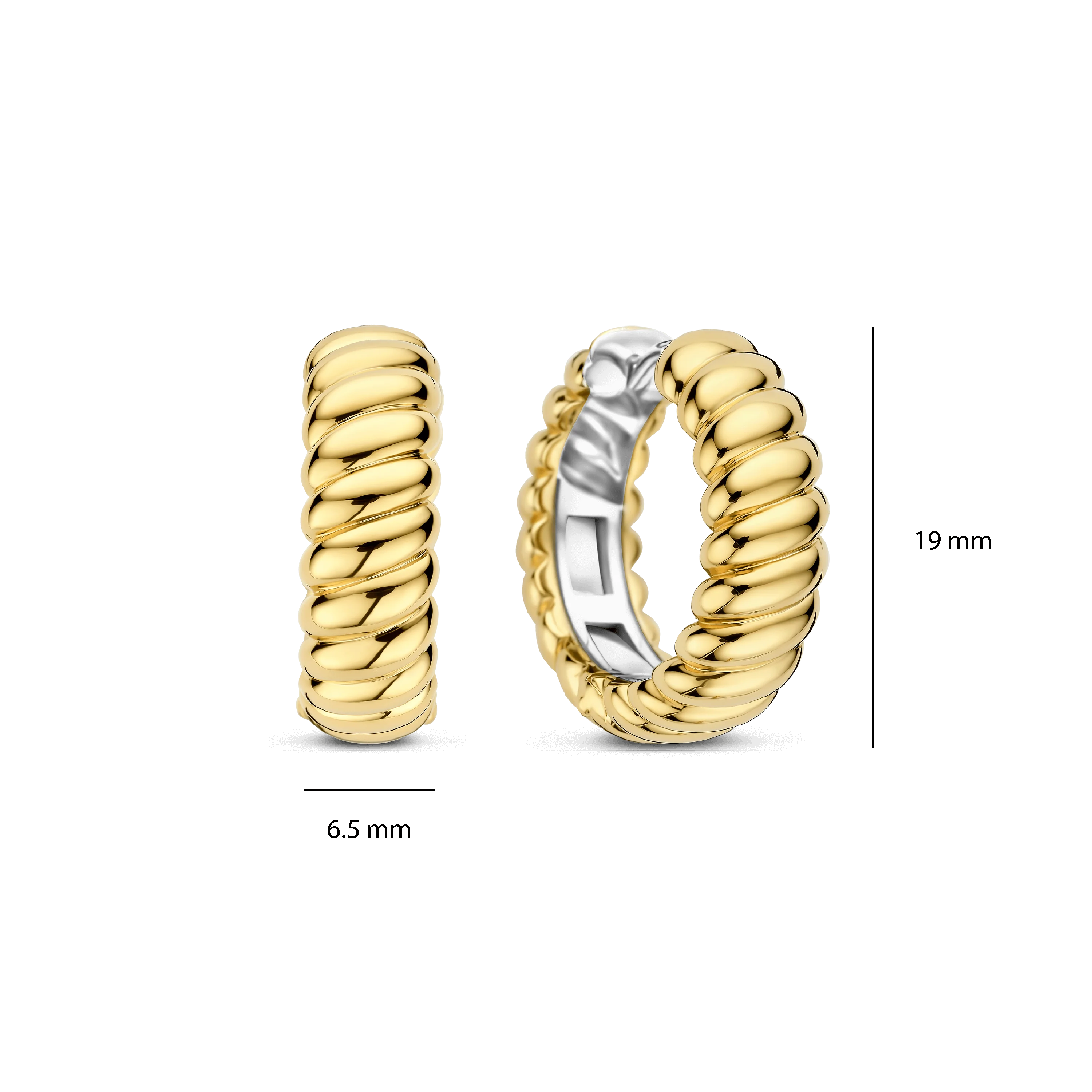 Vintage Geribbelde Hoops - Image 4