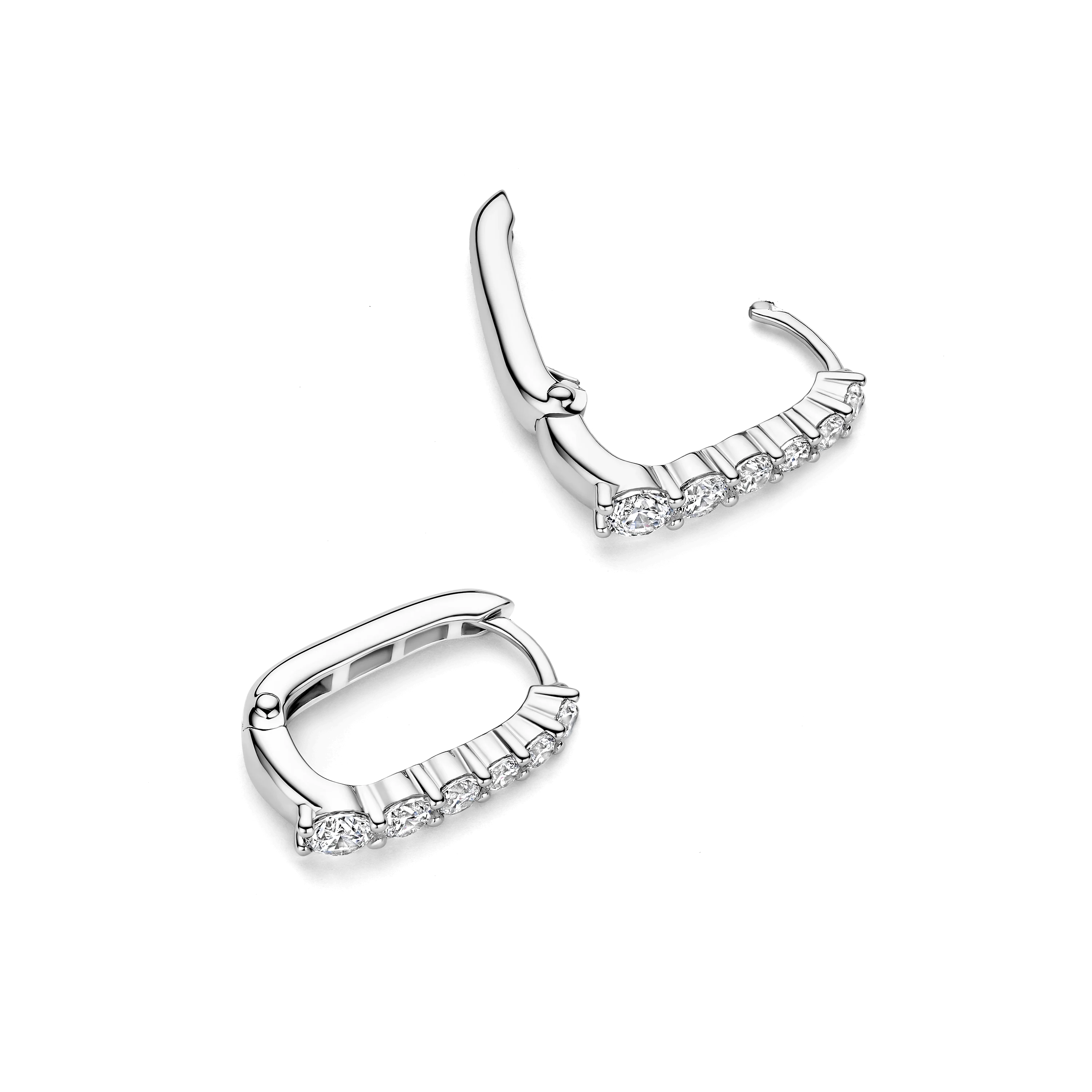 Ovale Zirkonia Hoops - Image 3