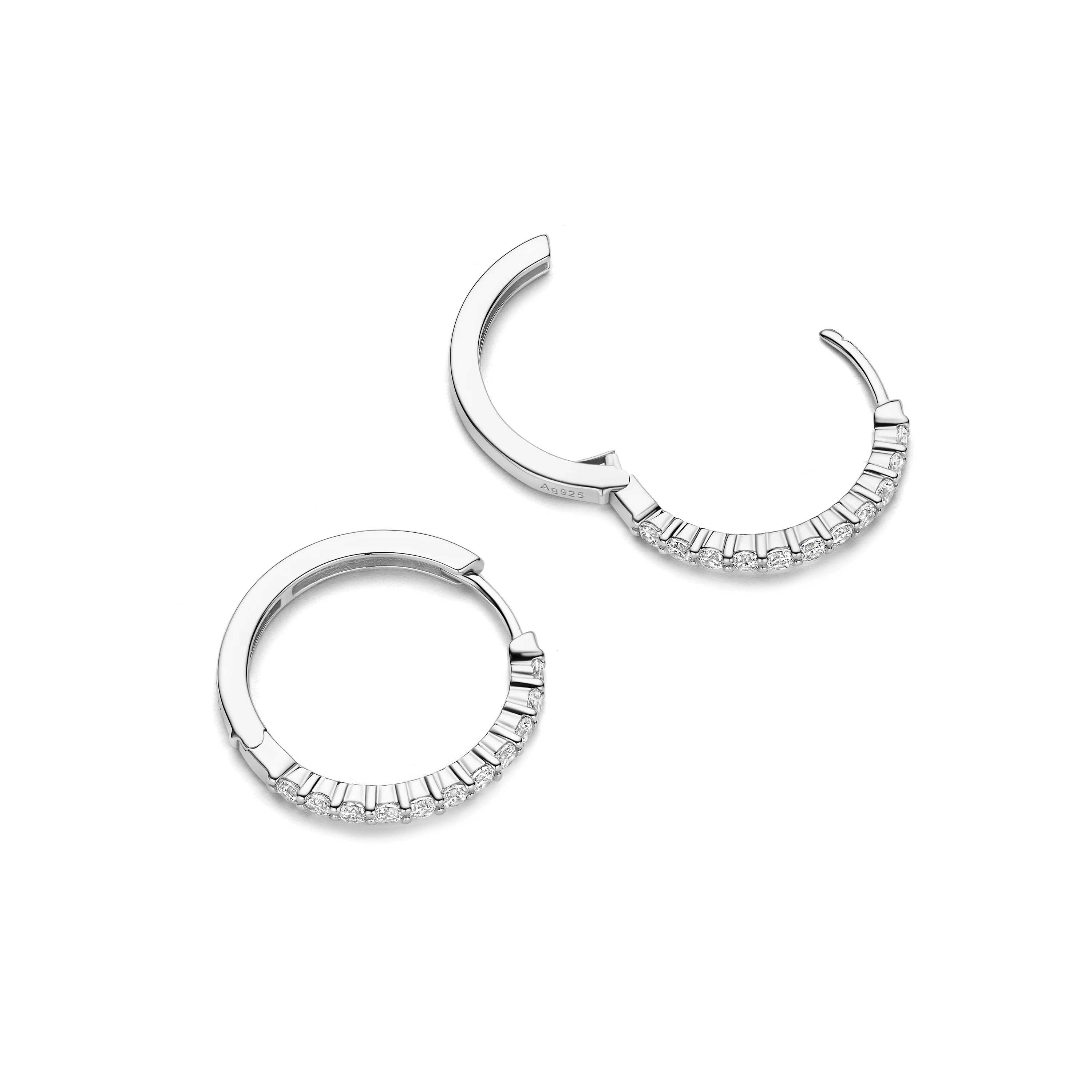 Tennis Large Hoops 21,5mm - Image 3