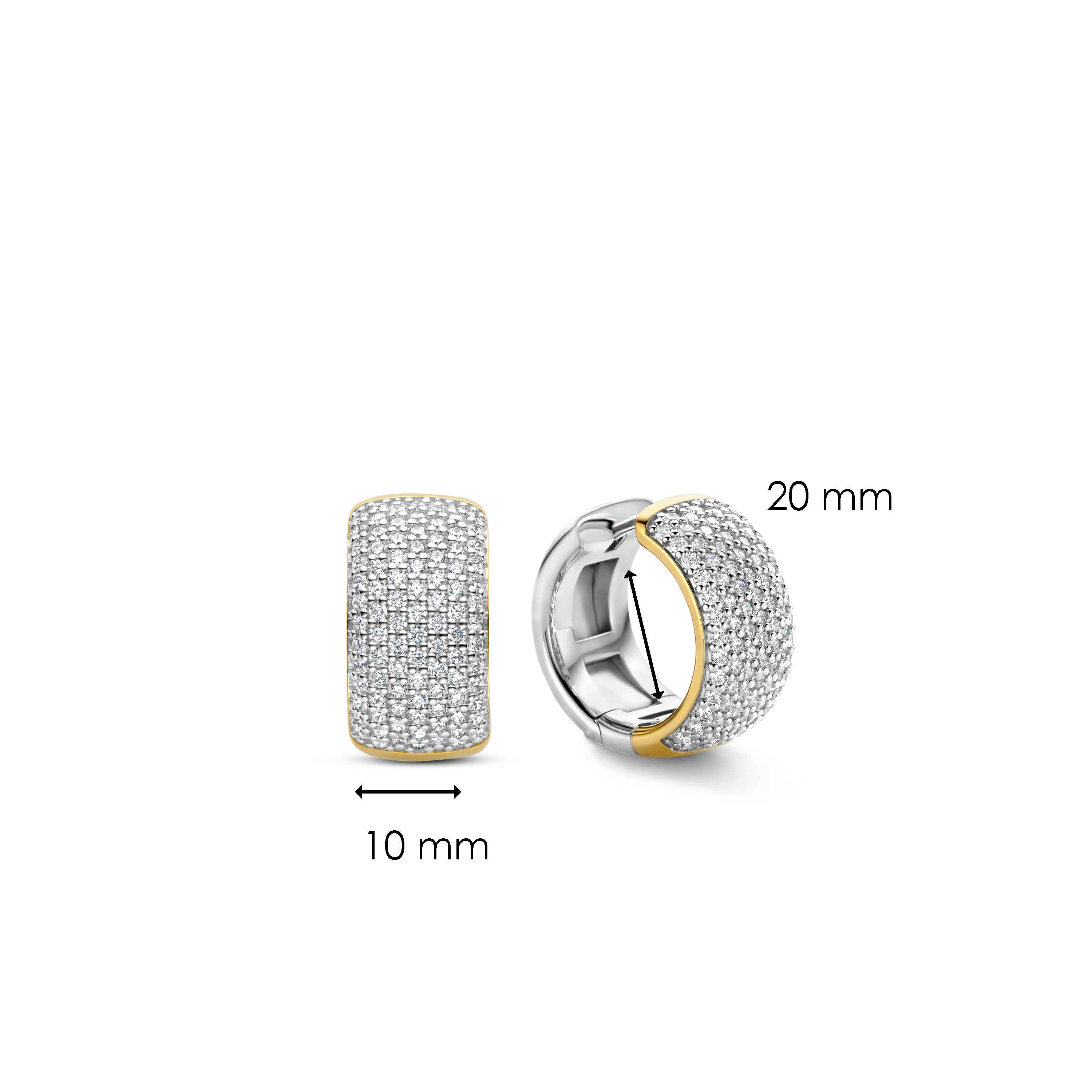 Chunky Zirkonia Hoops - Image 6