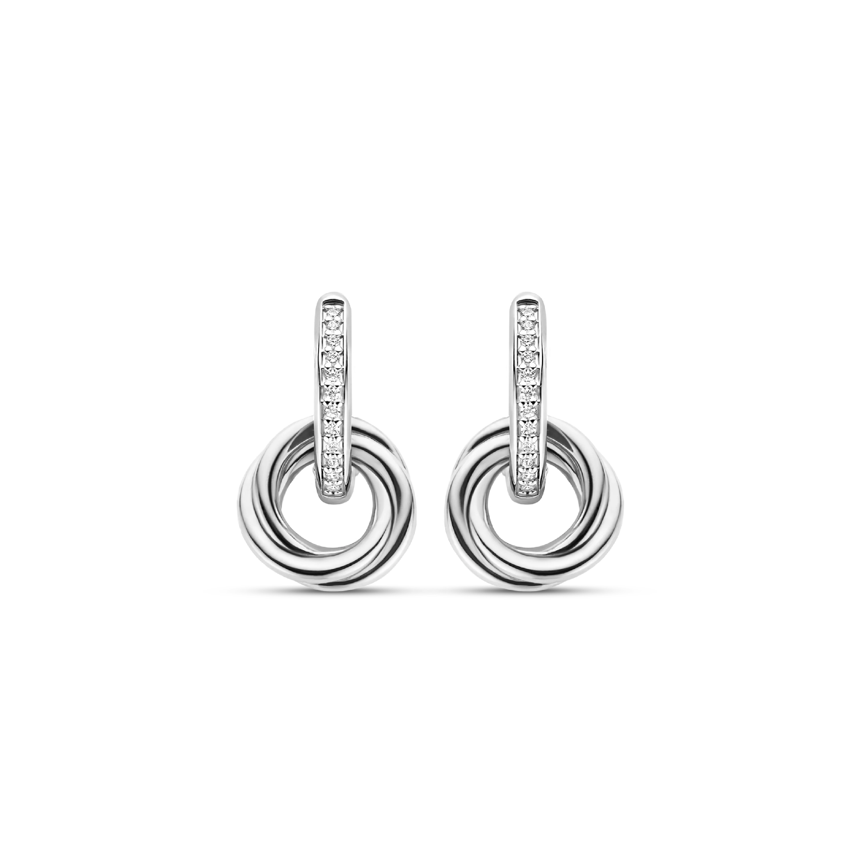 Zirkonia Crossover Cirkel Hoops - Image 2