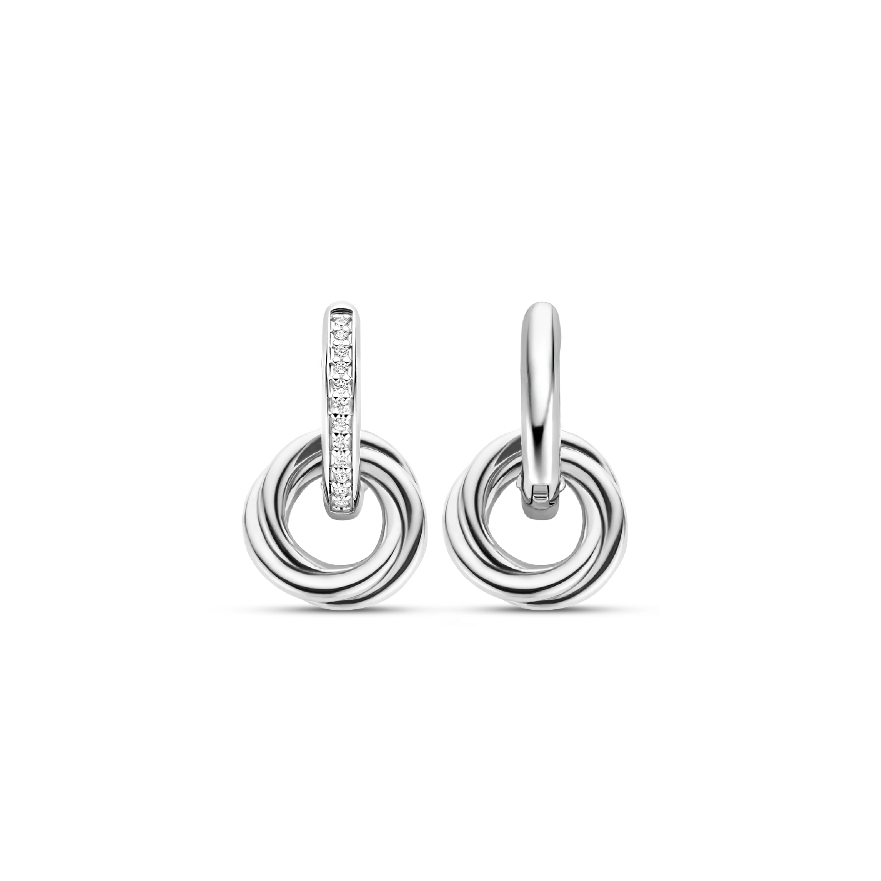 Zirkonia Crossover Cirkel Hoops - Image 3