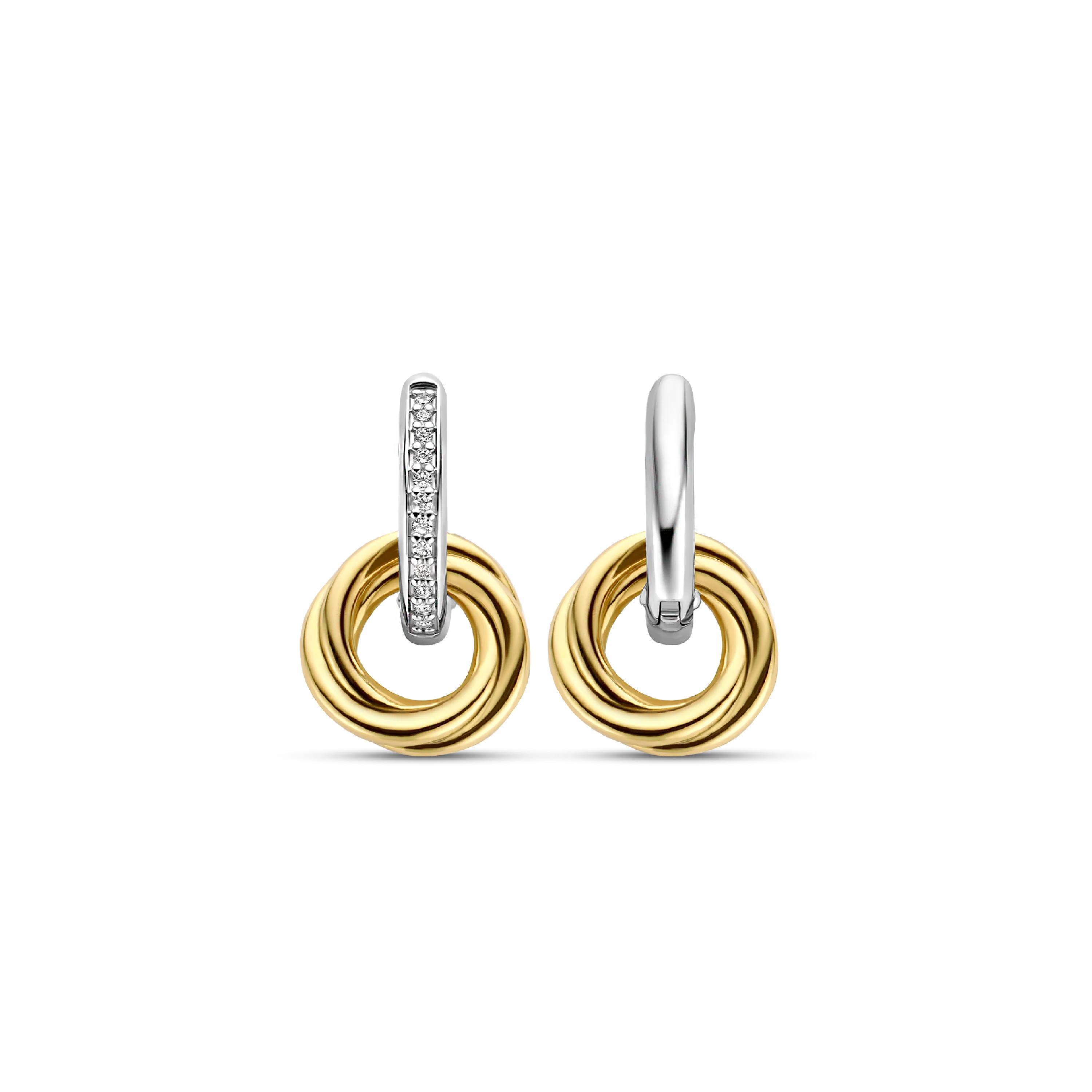 Zirkonia Crossover Cirkel Hoops - Image 3