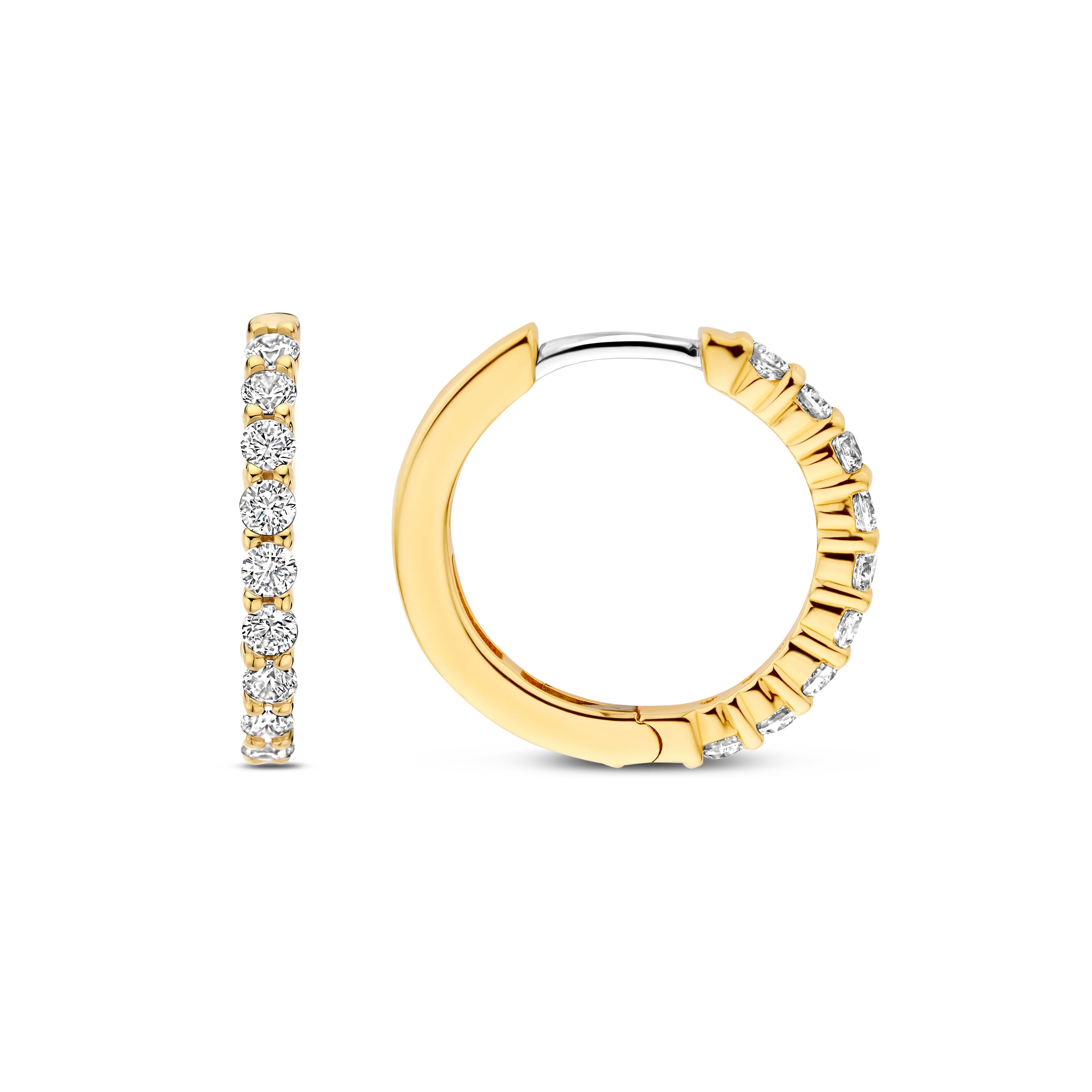 Tennis Medium Hoops 18mm - Image 3