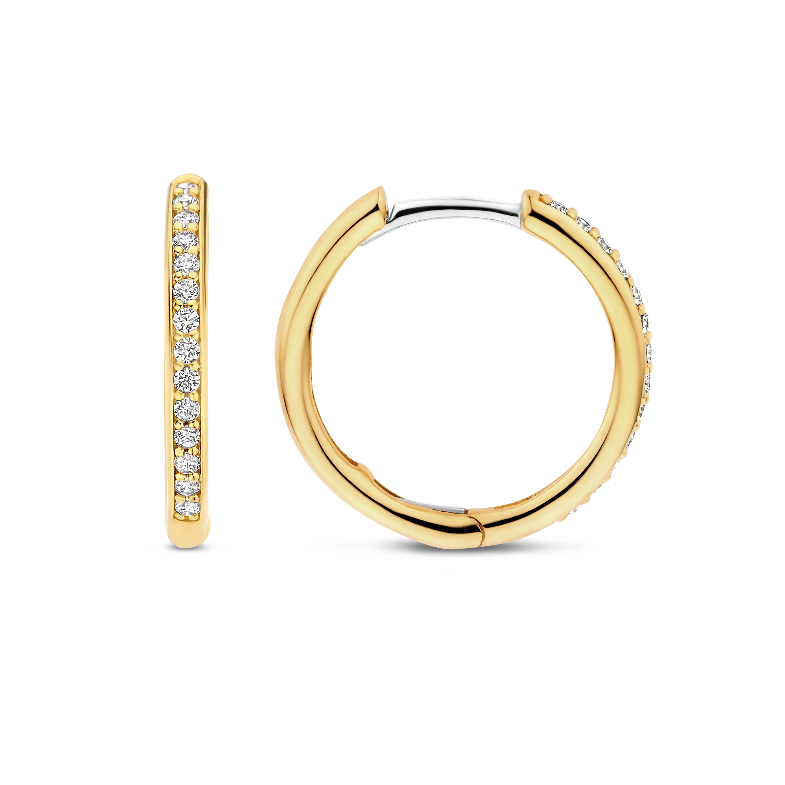 Tennis Medium Hoops 18mm - Image 3