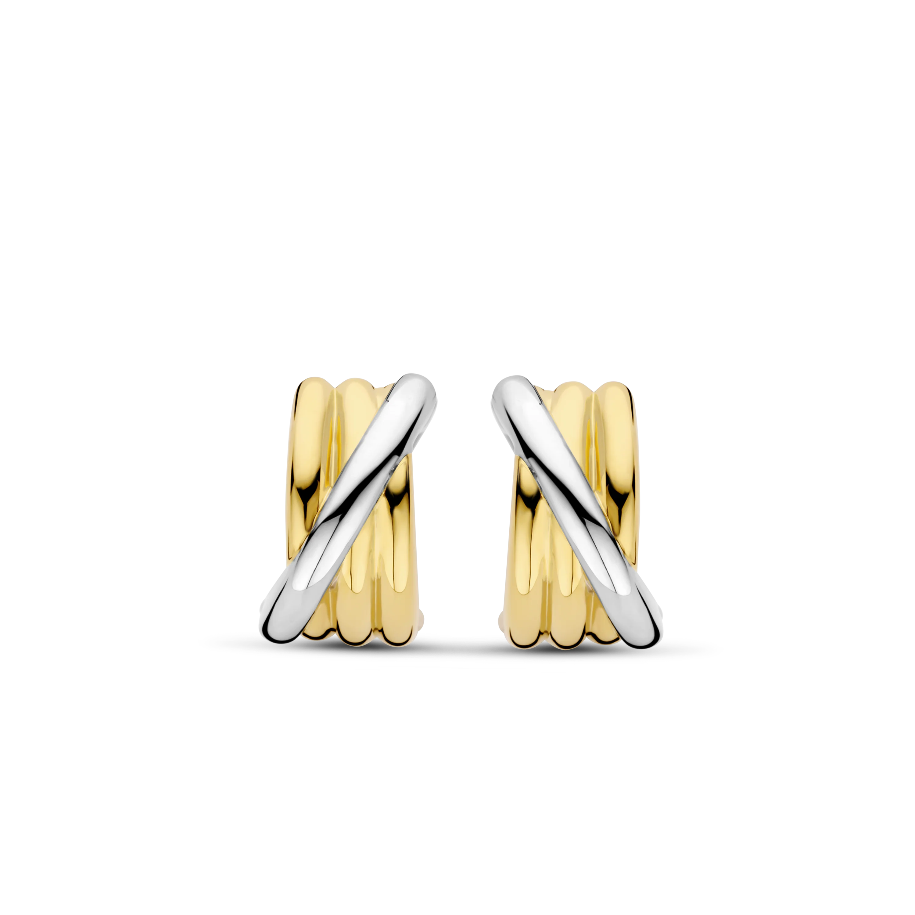 Bicolor Crossover Hoops - Image 2