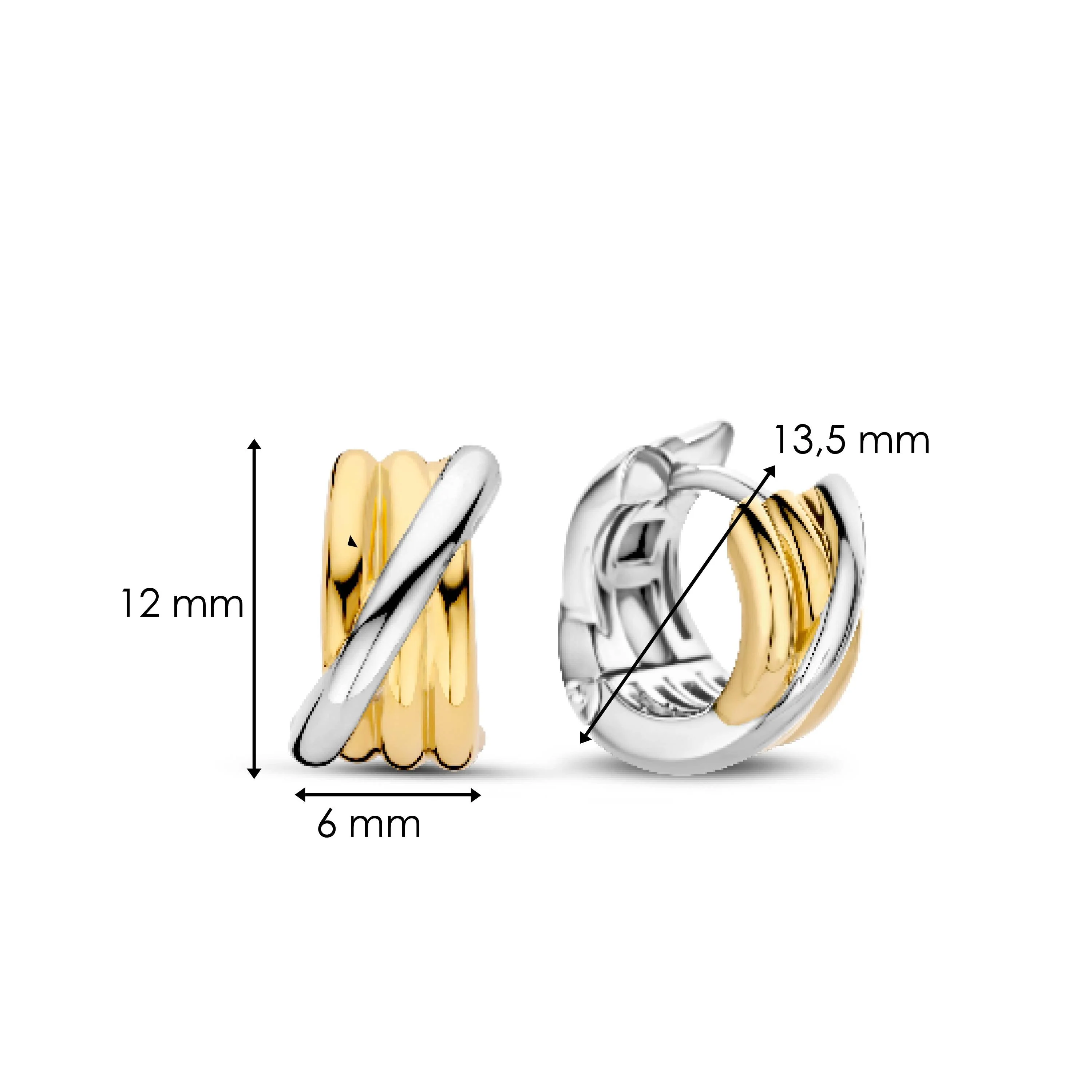 Bicolor Crossover Hoops - Image 5